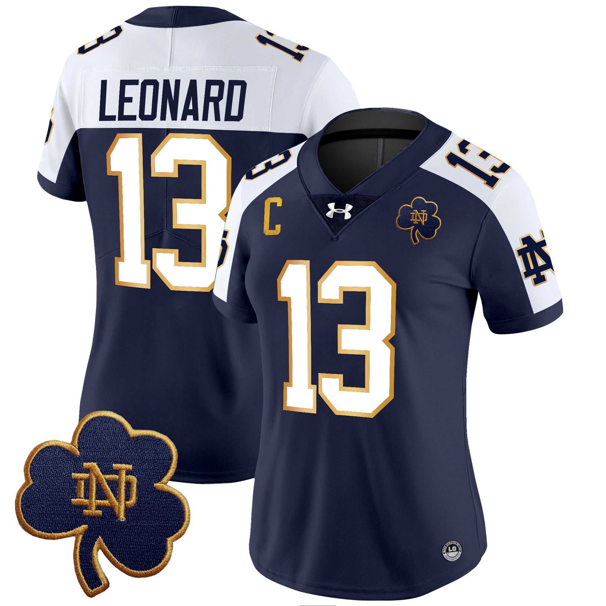 Women's Notre Dame Fighting Irish 2024 Vapor Limited Jersey V3 - All Stitched