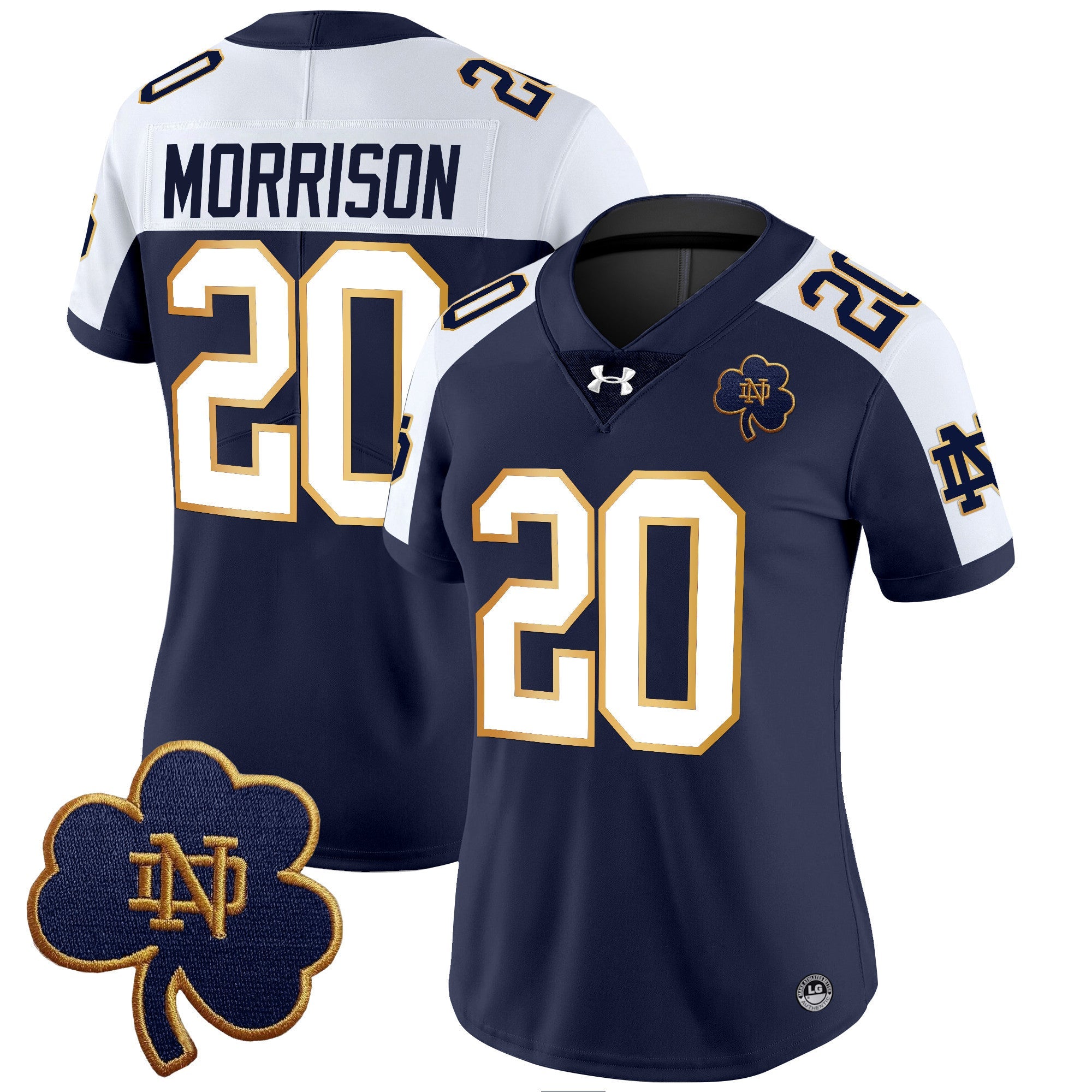 Women's Notre Dame Fighting Irish 2024 Vapor Limited Jersey V3 - All Stitched