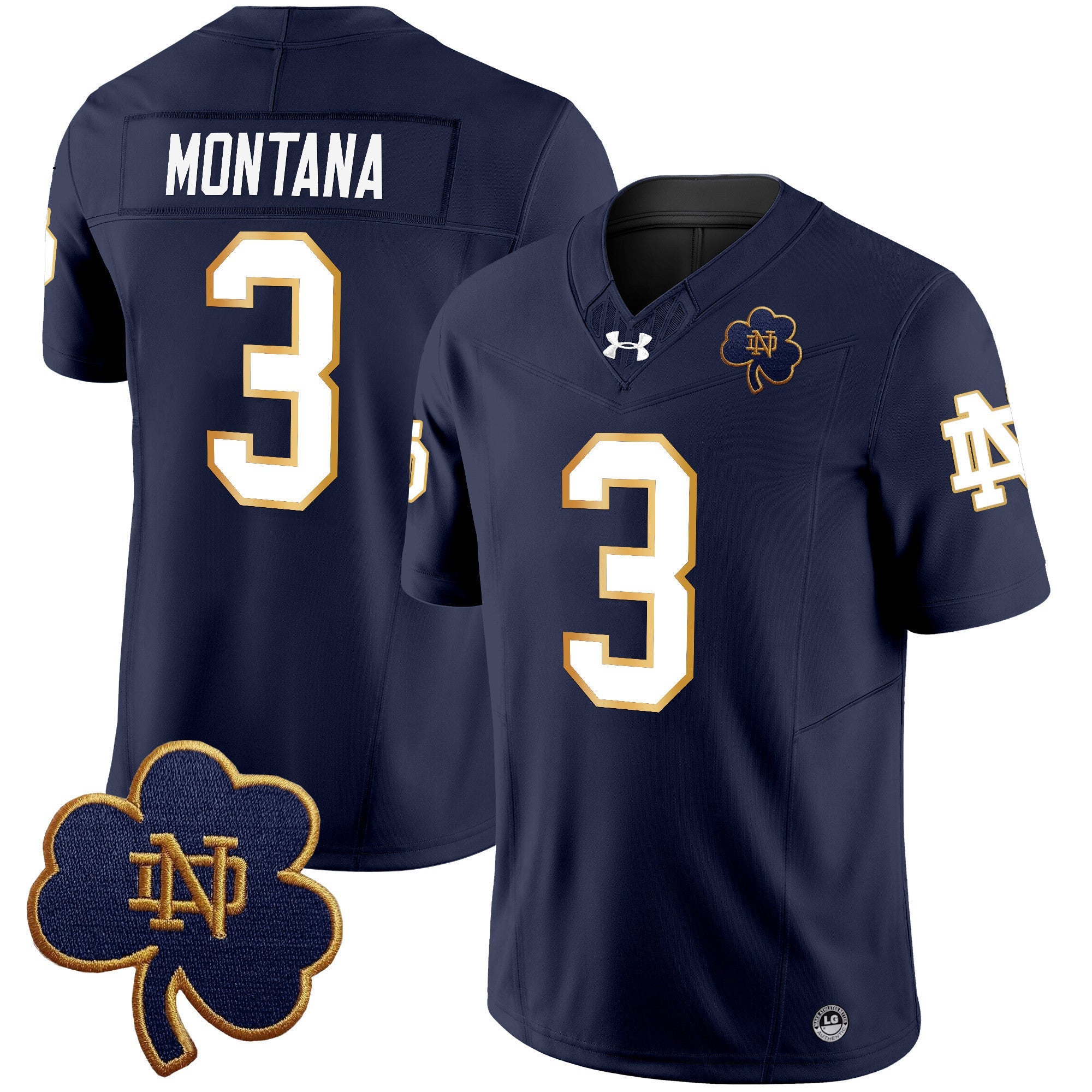 Men's Notre Dame Fighting Irish 2024 Vapor Limited Jersey V3 - All Stitched