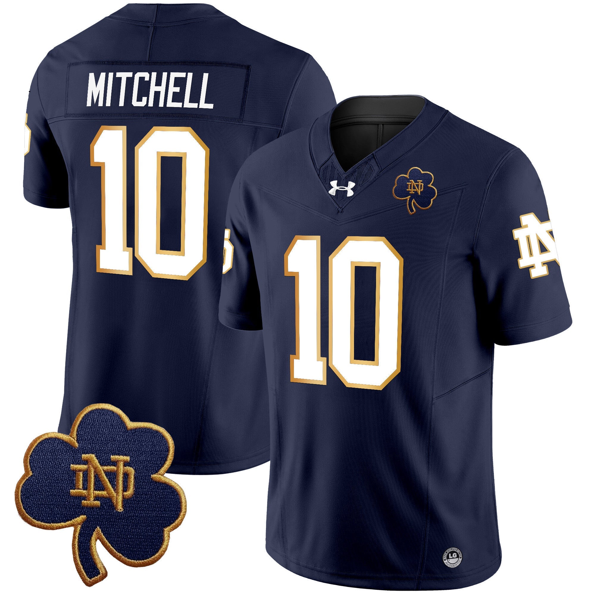 Men's Notre Dame Fighting Irish 2024 Vapor Limited Jersey V3 - All Stitched
