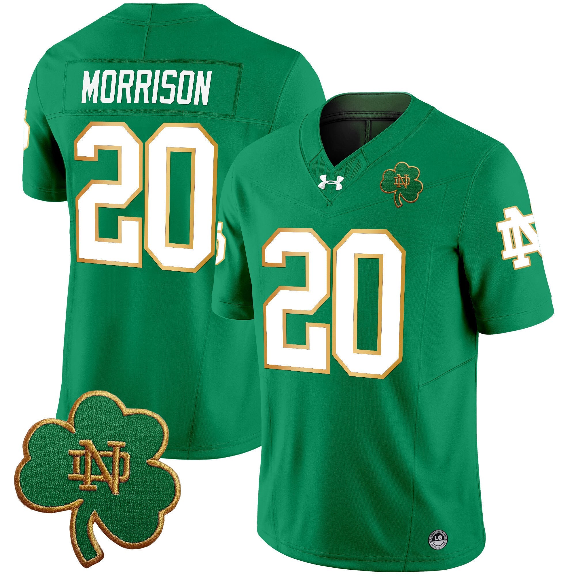 Men's Notre Dame Fighting Irish 2024 Vapor Limited Jersey V3 - All Stitched