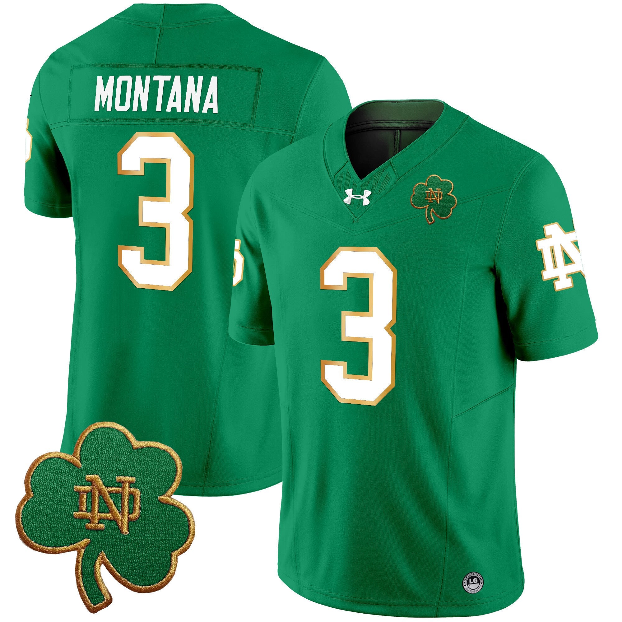 Men's Notre Dame Fighting Irish 2024 Vapor Limited Jersey V3 - All Stitched