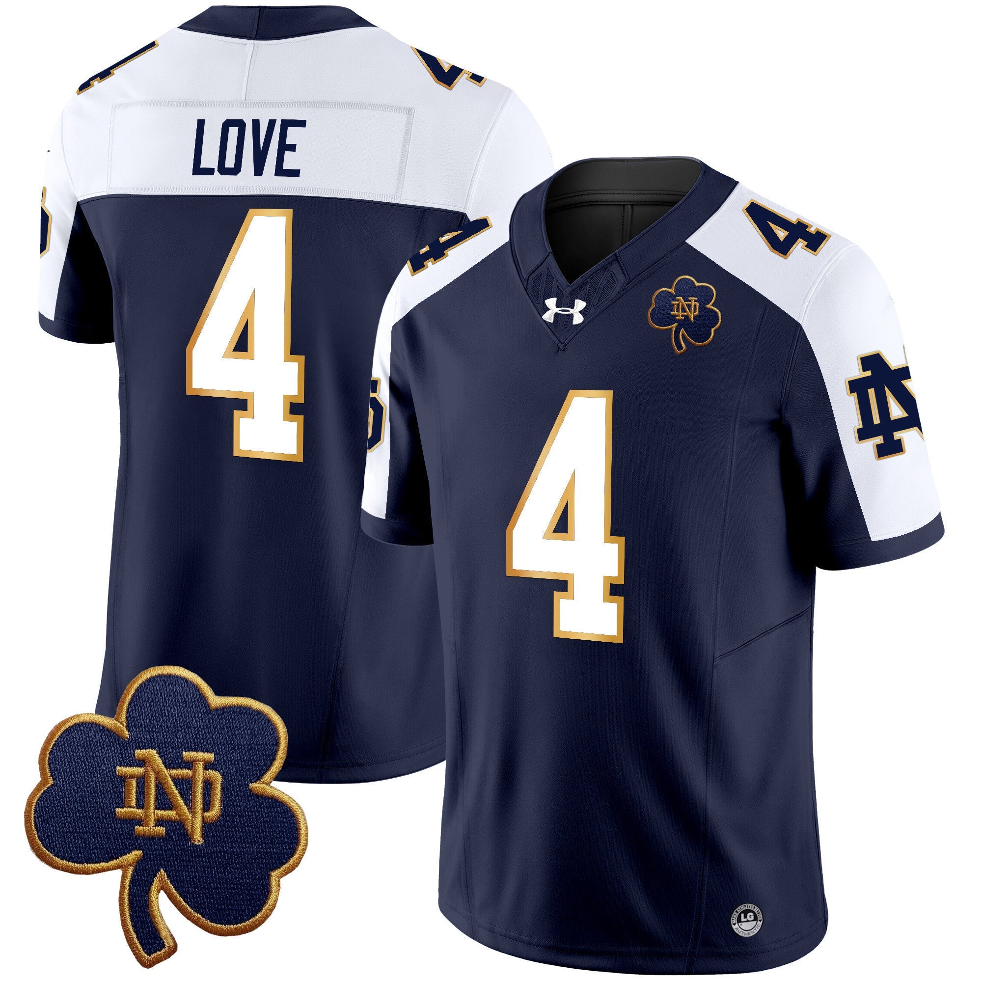Men's Notre Dame Fighting Irish 2024 Vapor Limited Jersey V3 - All Stitched