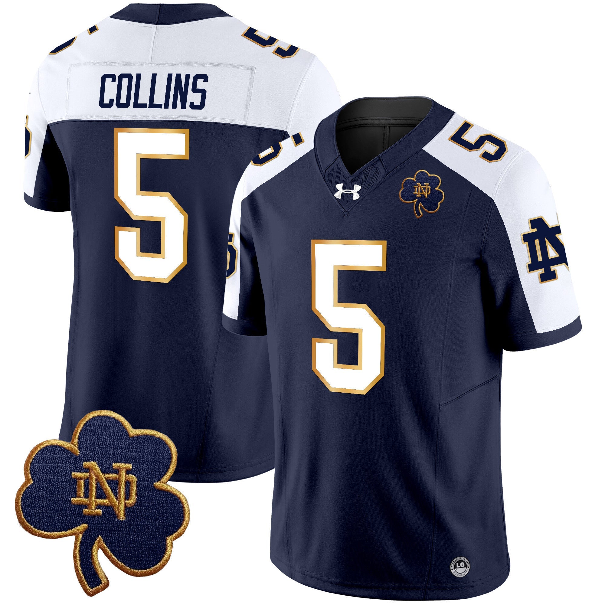 Men's Notre Dame Fighting Irish 2024 Vapor Limited Jersey V3 - All Stitched