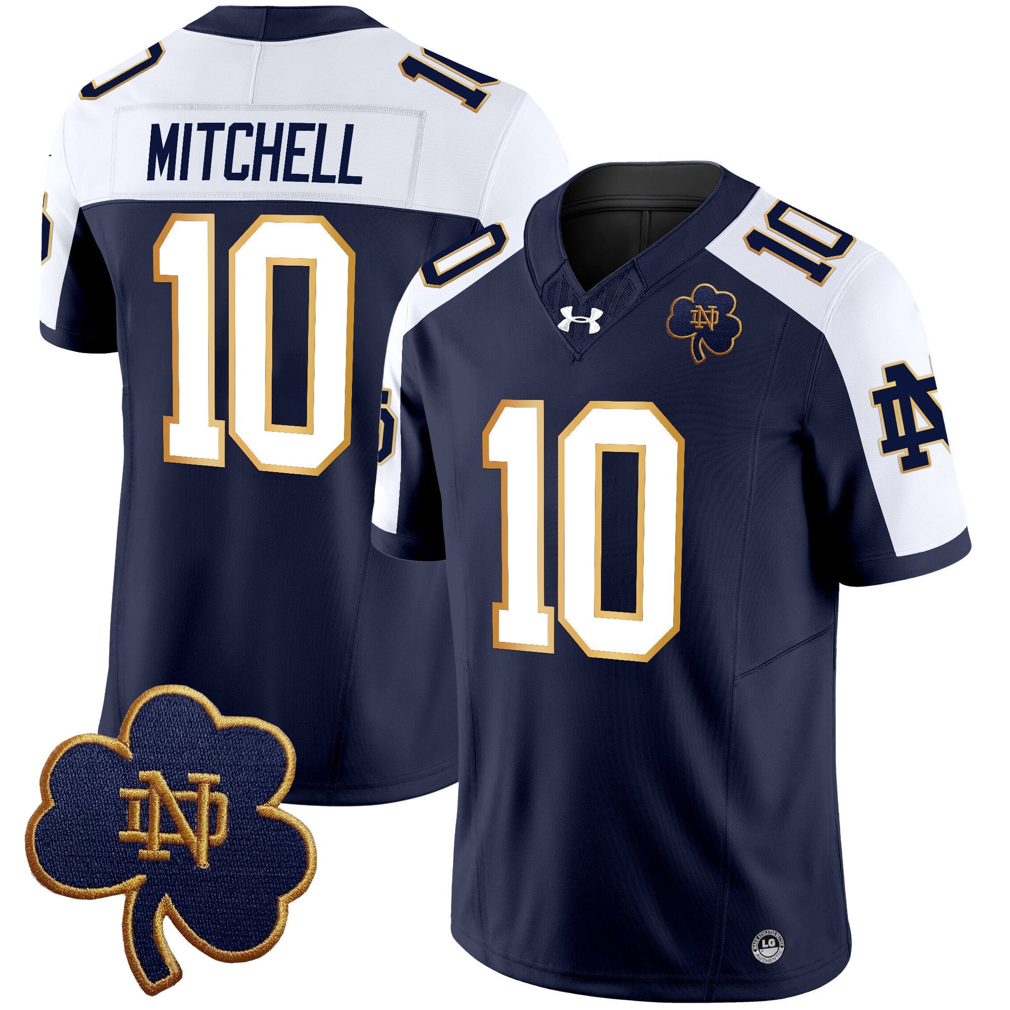 Men's Notre Dame Fighting Irish 2024 Vapor Limited Jersey V3 - All Stitched