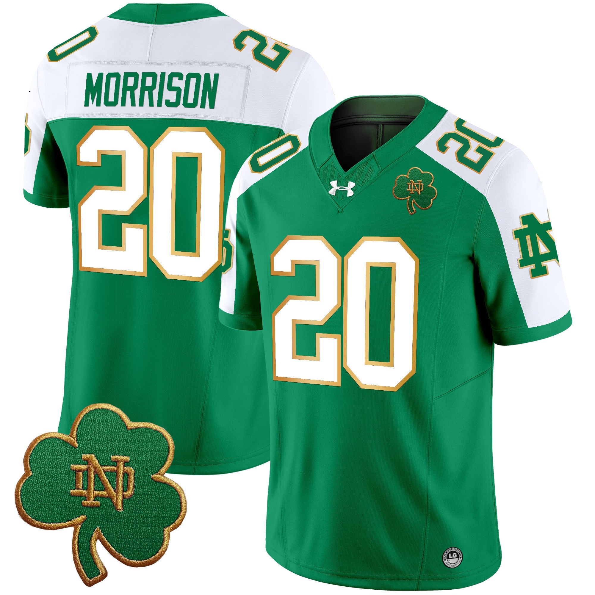 Men's Notre Dame Fighting Irish 2024 Vapor Limited Jersey V3 - All Stitched