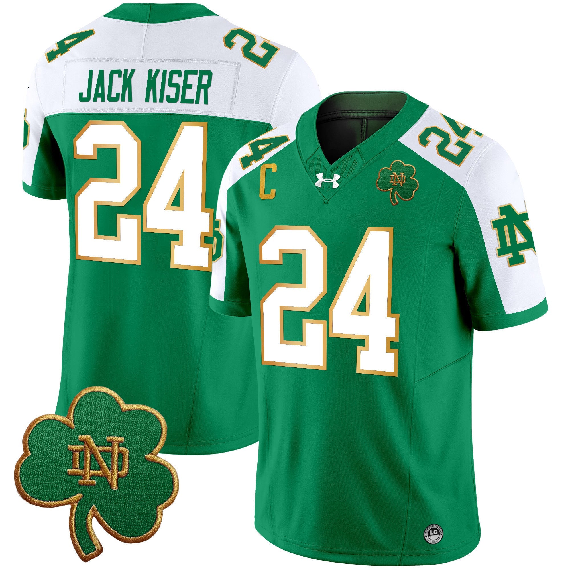 Men's Notre Dame Fighting Irish 2024 Vapor Limited Jersey V3 - All Stitched