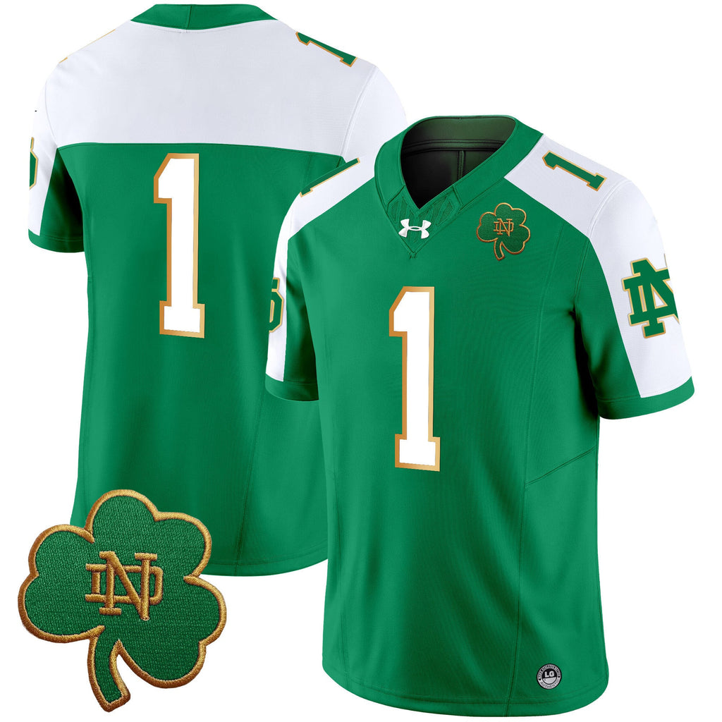 Men's Notre Dame Fighting Irish 2024 Vapor Limited Jersey V3 - All Stitched