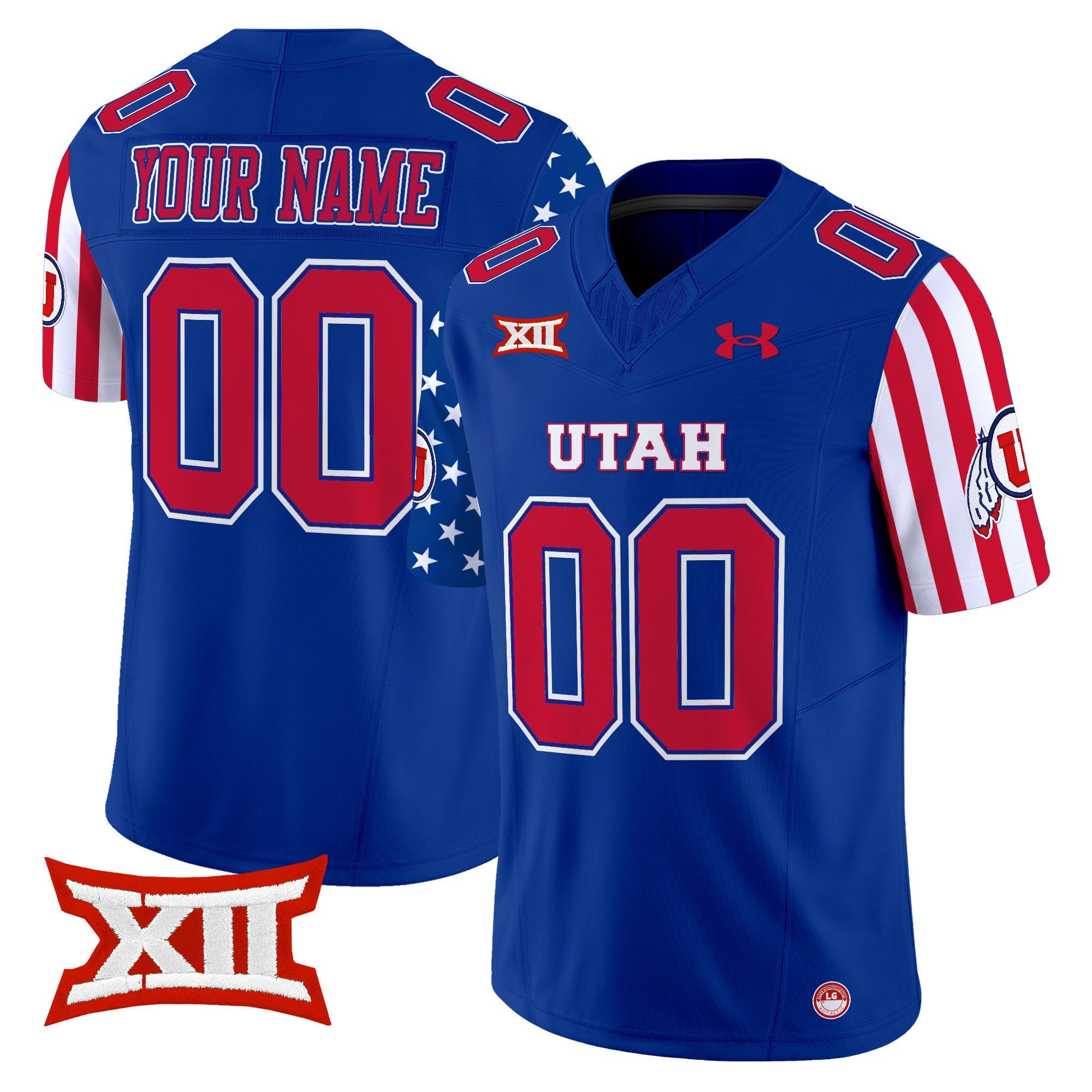 Utah Utes American Style Vapor Limited Custom Jersey - All Stitched
