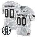 Tennessee Volunteers 2024 Salute to Service Vapor Limited Custom Jersey - Arctic Camo - All Stitched