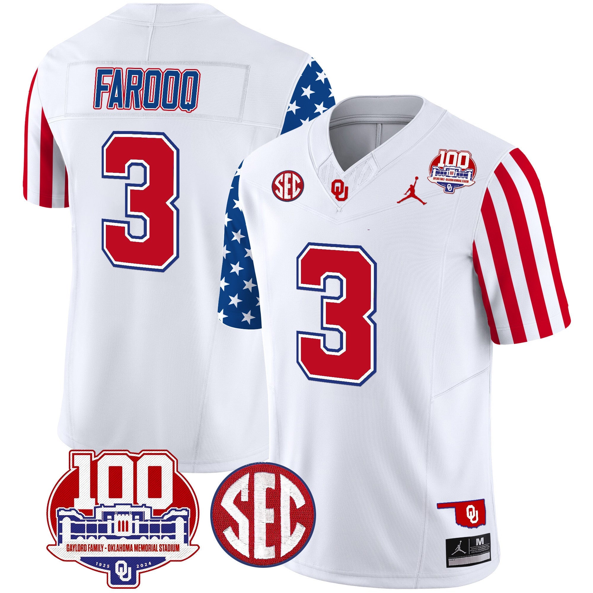 Men's Oklahoma Sooners American Style Vapor Limited Jersey - All Stitched