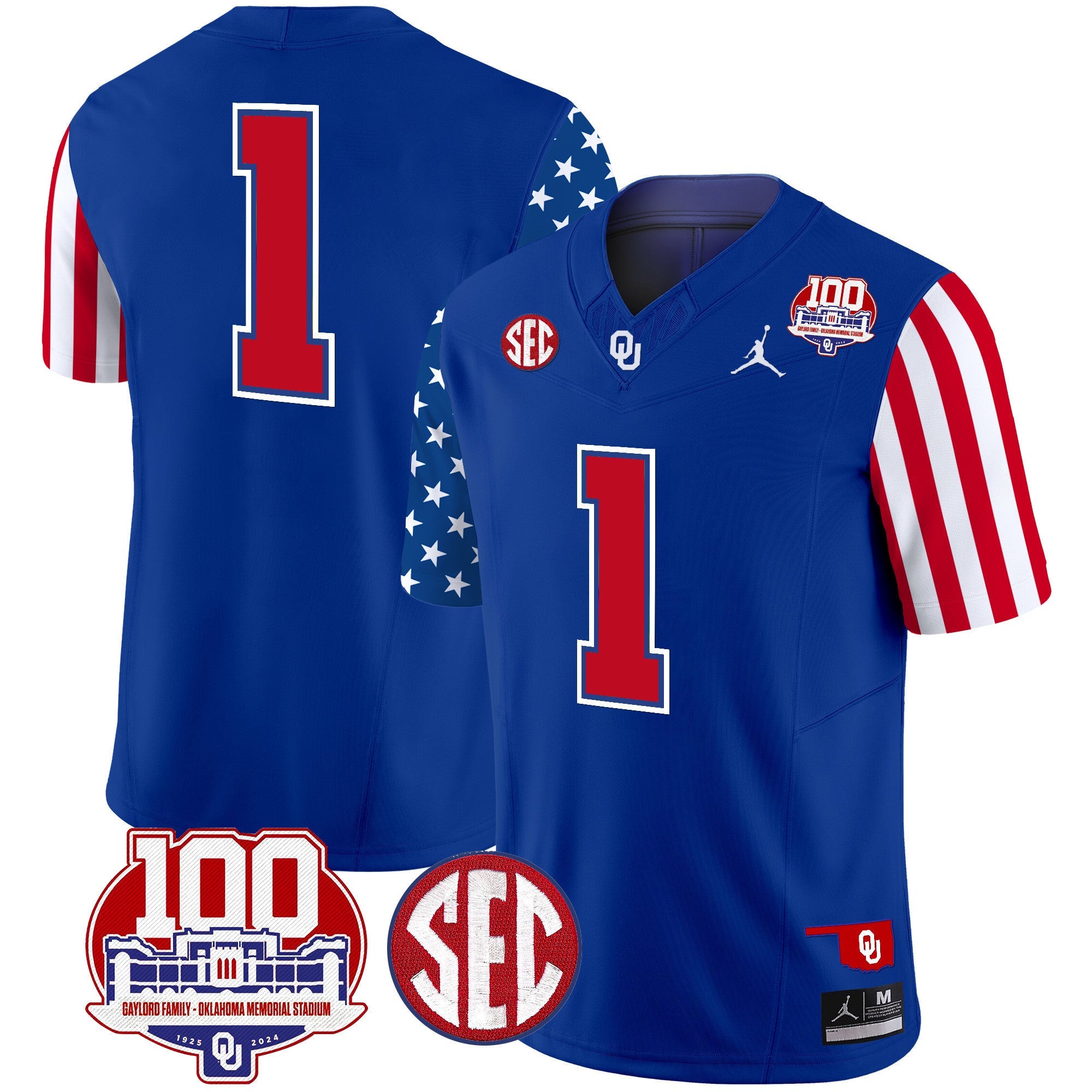 Men's Oklahoma Sooners American Style Vapor Limited Jersey - All Stitched