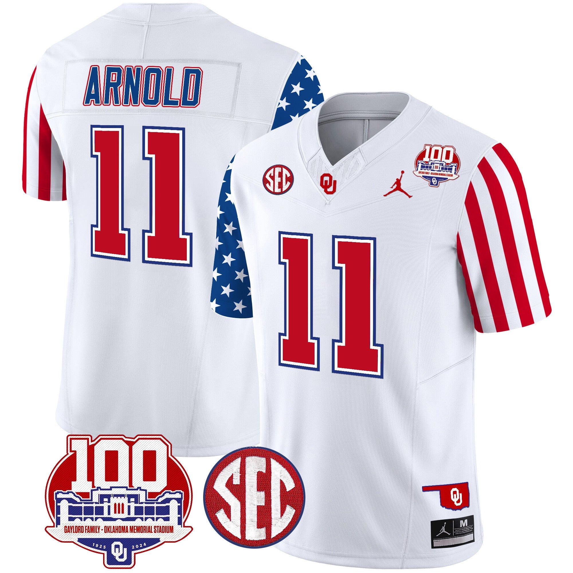 Men's Oklahoma Sooners American Style Vapor Limited Jersey - All Stitched