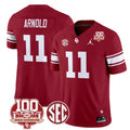 Men's Oklahoma Sooners 100th Anniversary Patch Vapor Limited Jersey - All Stitched