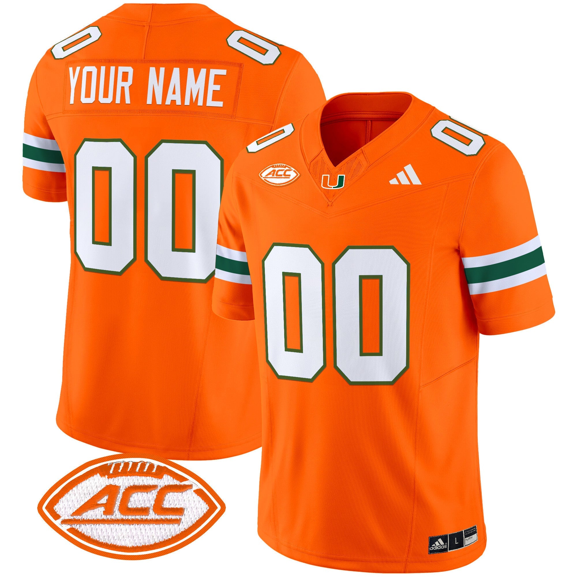 Miami Hurricanes 2024 Vapor Limited Custom Jersey - All Stitched