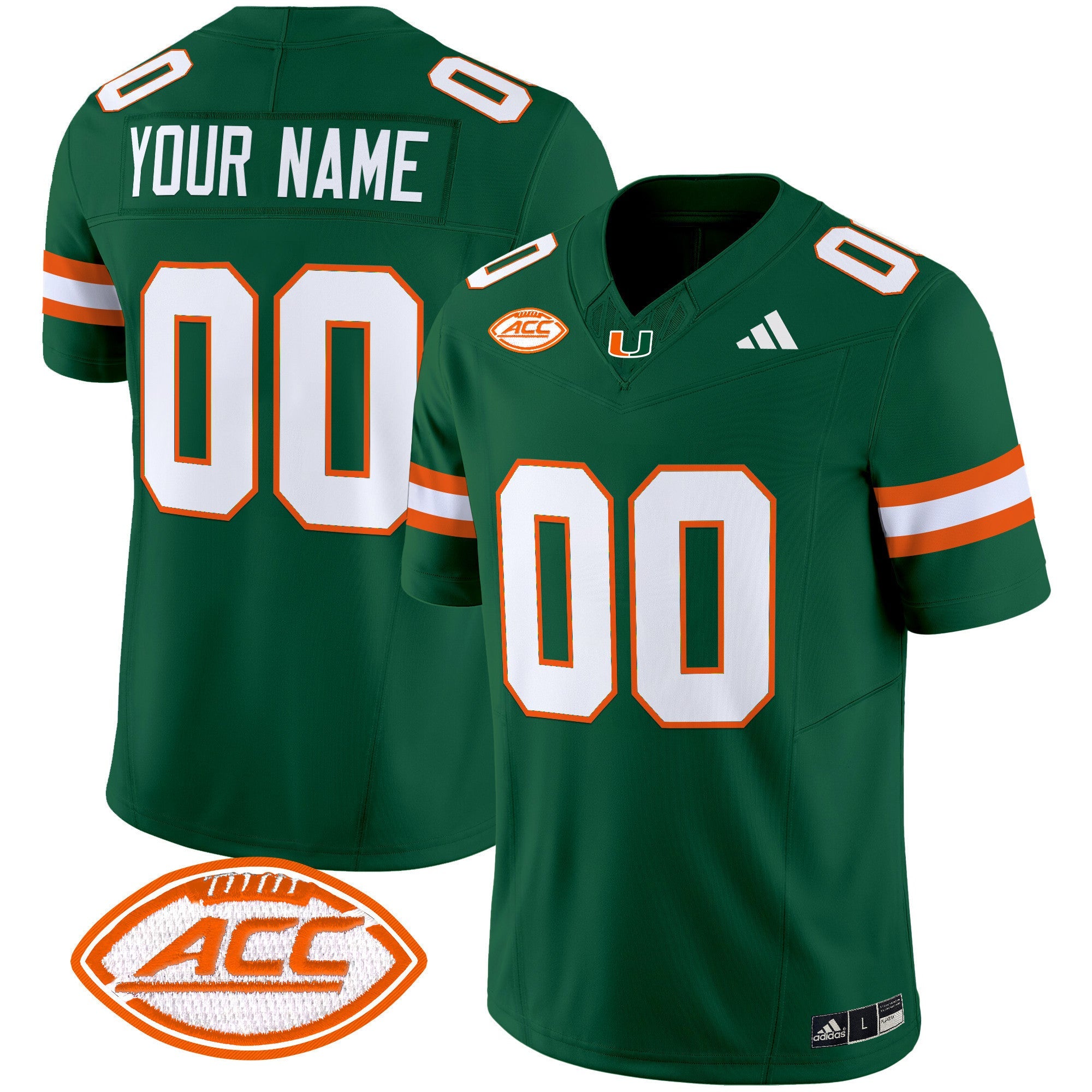 Miami Hurricanes 2024 Vapor Limited Custom Jersey - All Stitched