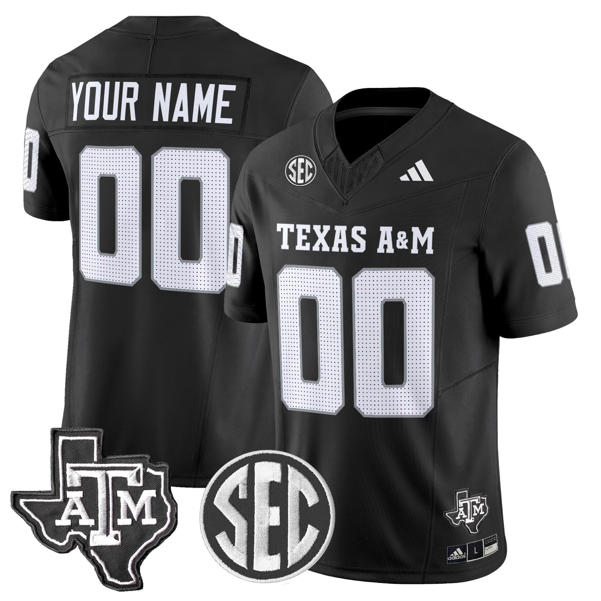 Texas A&M Aggies 2024 Vapor Limited Custom Jersey - All Stitched