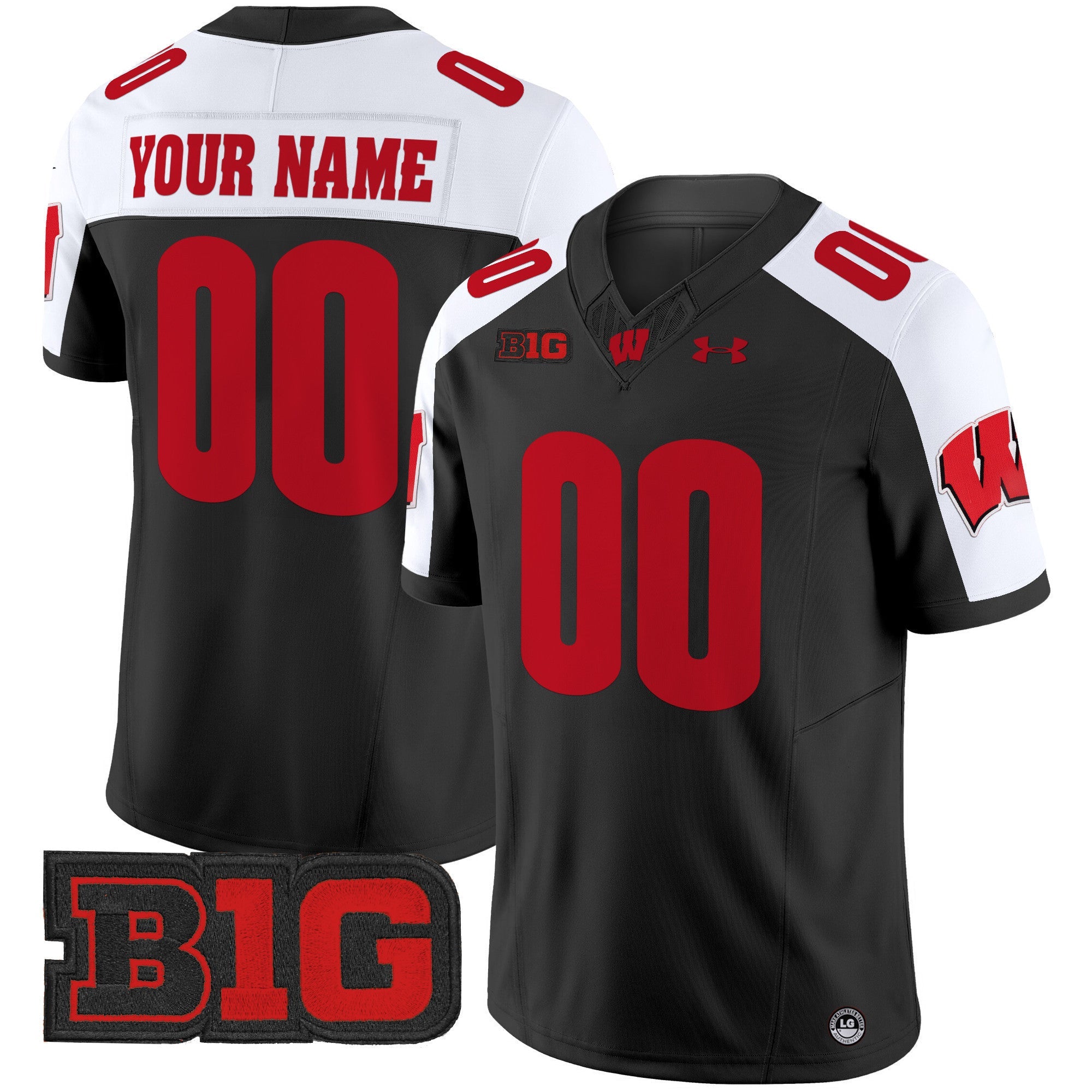 Wisconsin Badgers 2024 Vapor Limited Custom Jersey - All Stitched