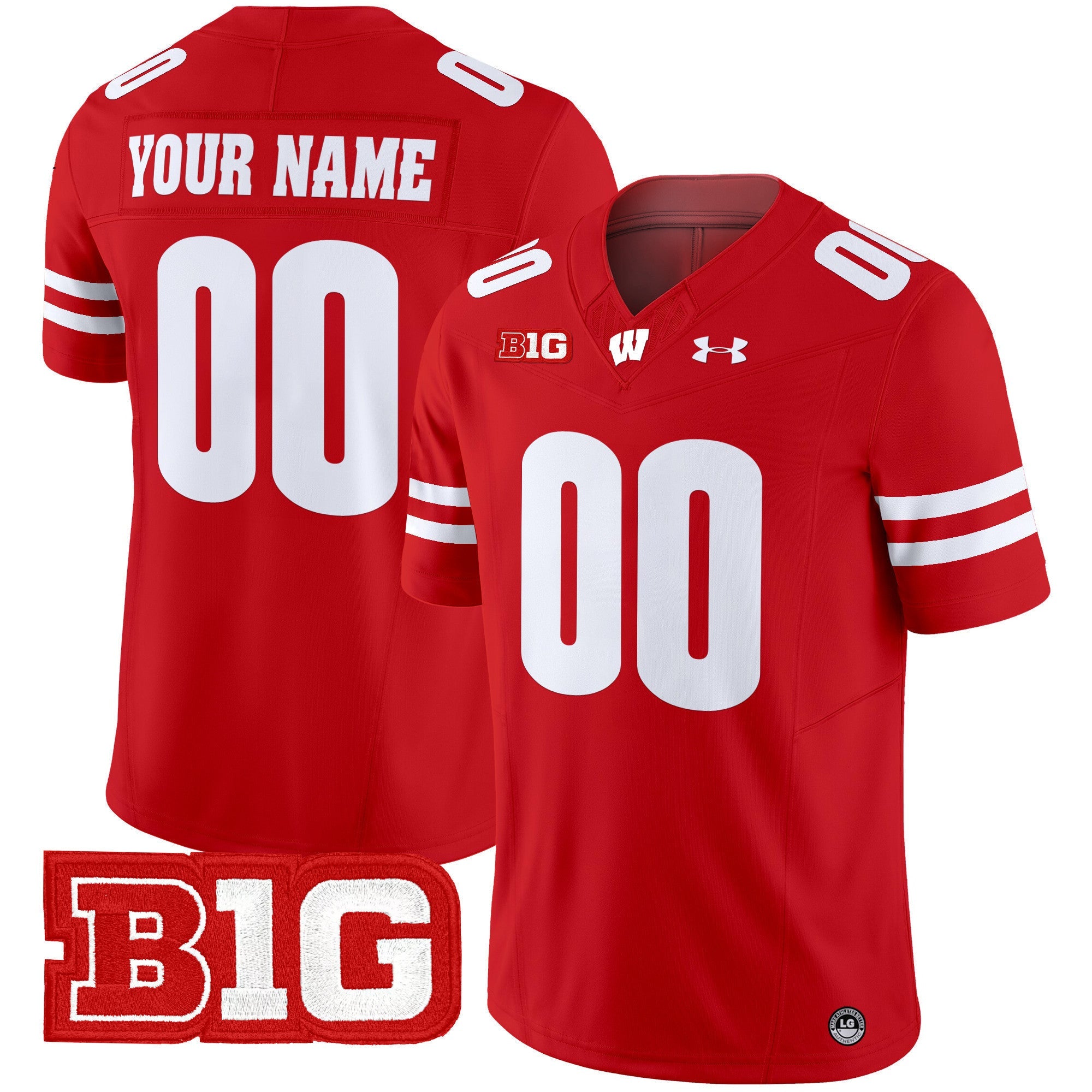 Wisconsin Badgers 2024 Vapor Limited Custom Jersey - All Stitched