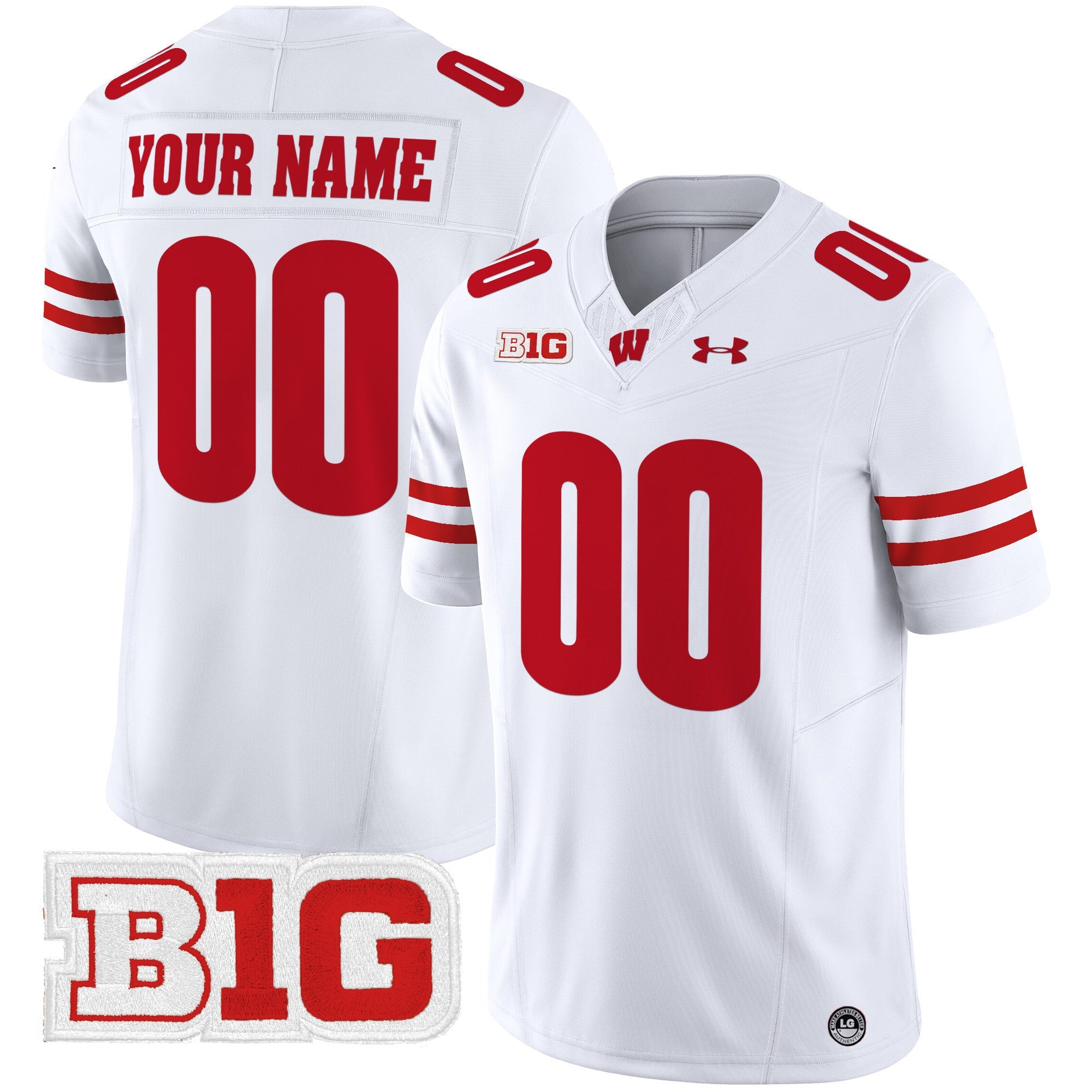 Wisconsin Badgers 2024 Vapor Limited Custom Jersey - All Stitched