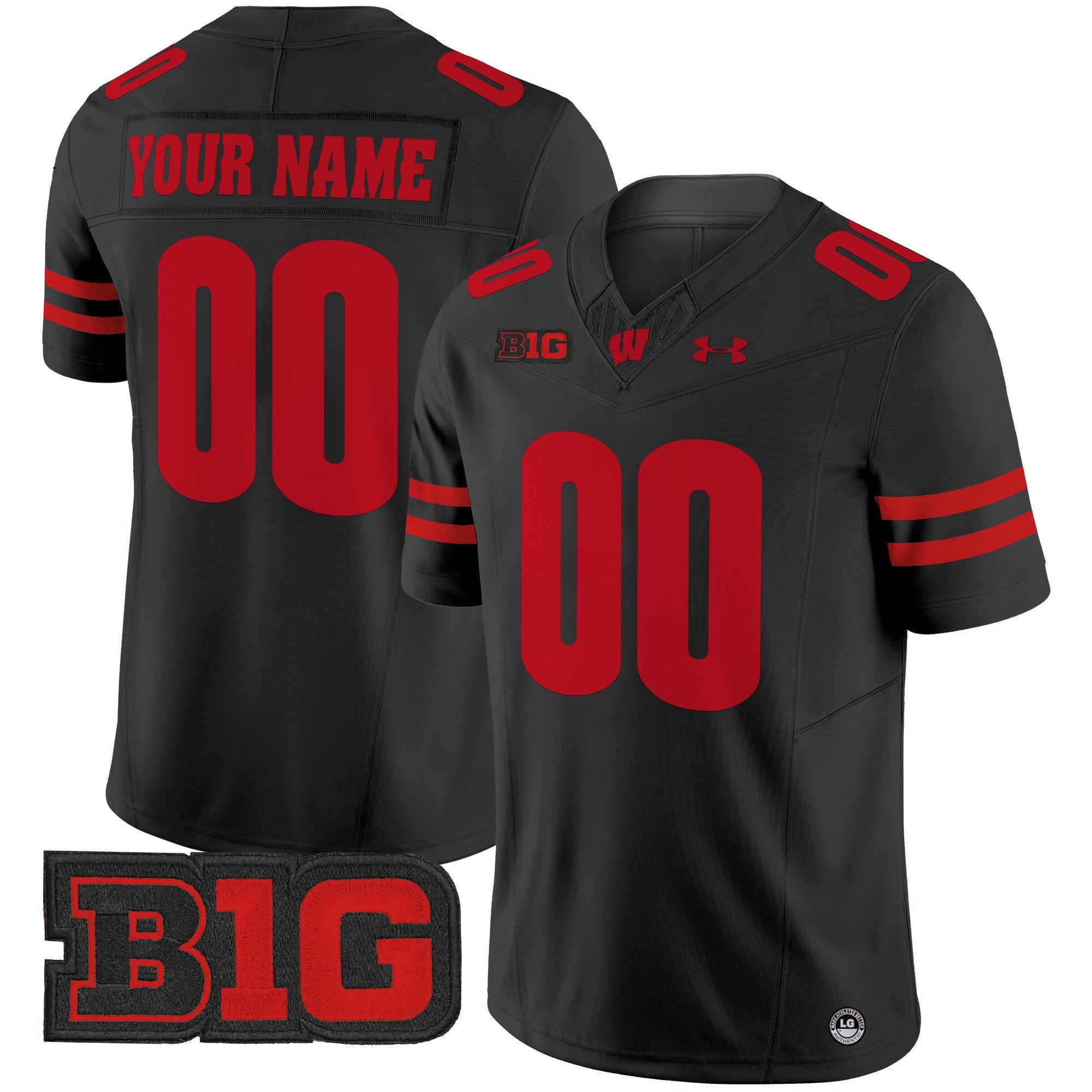 Wisconsin Badgers 2024 Vapor Limited Custom Jersey - All Stitched