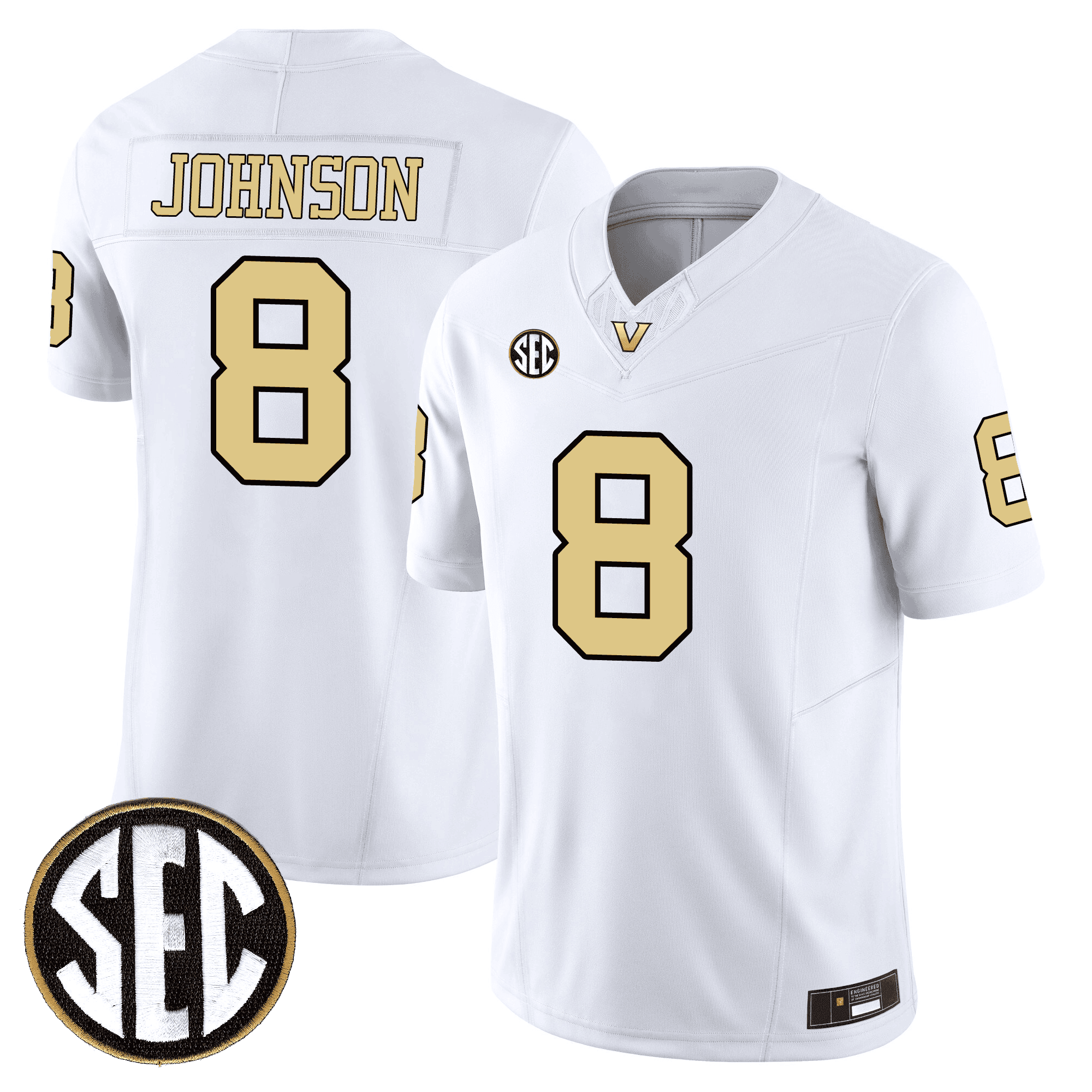 Men's Vanderbilt Commodores 24/25 Jersey - All Stitched