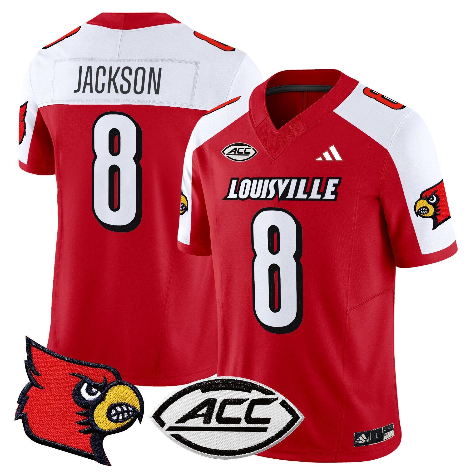 Men's Louisville Cardinals 2024 Vapor Limited Jersey - All Stitched