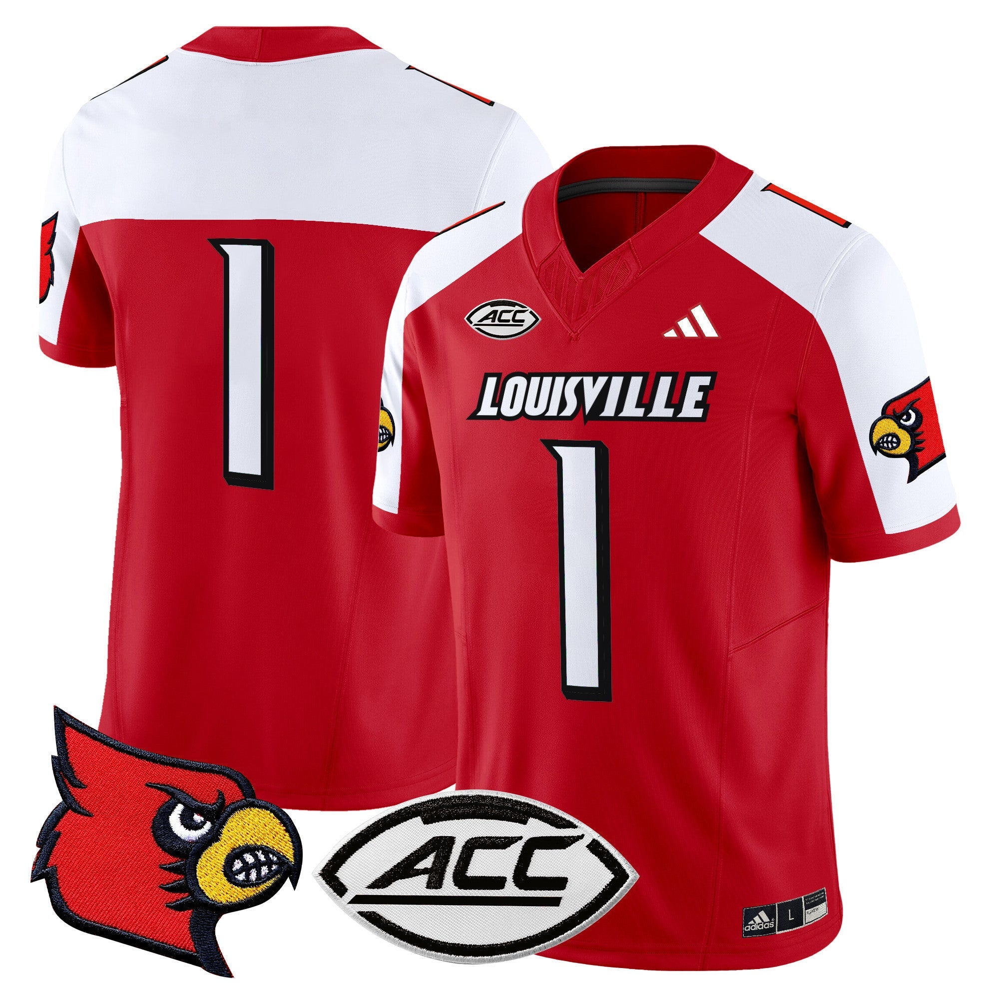 Men's Louisville Cardinals 2024 Vapor Limited Jersey - All Stitched