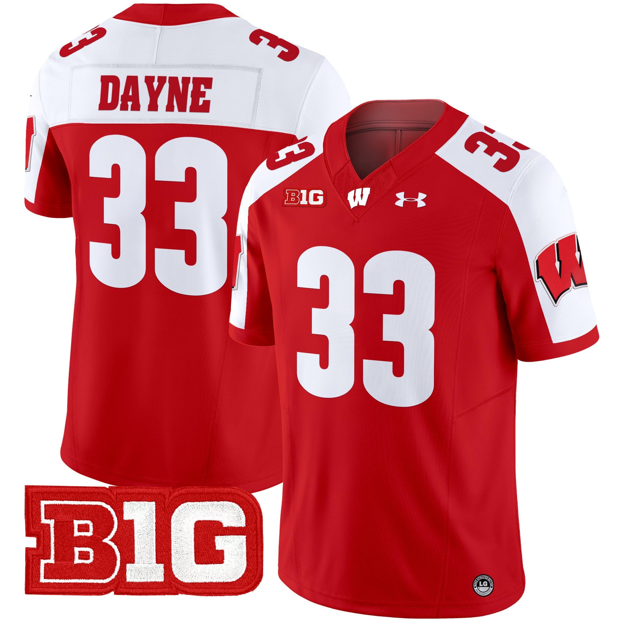 Men's Wisconsin Badgers 2024 Vapor Limited Jersey - All Stitched