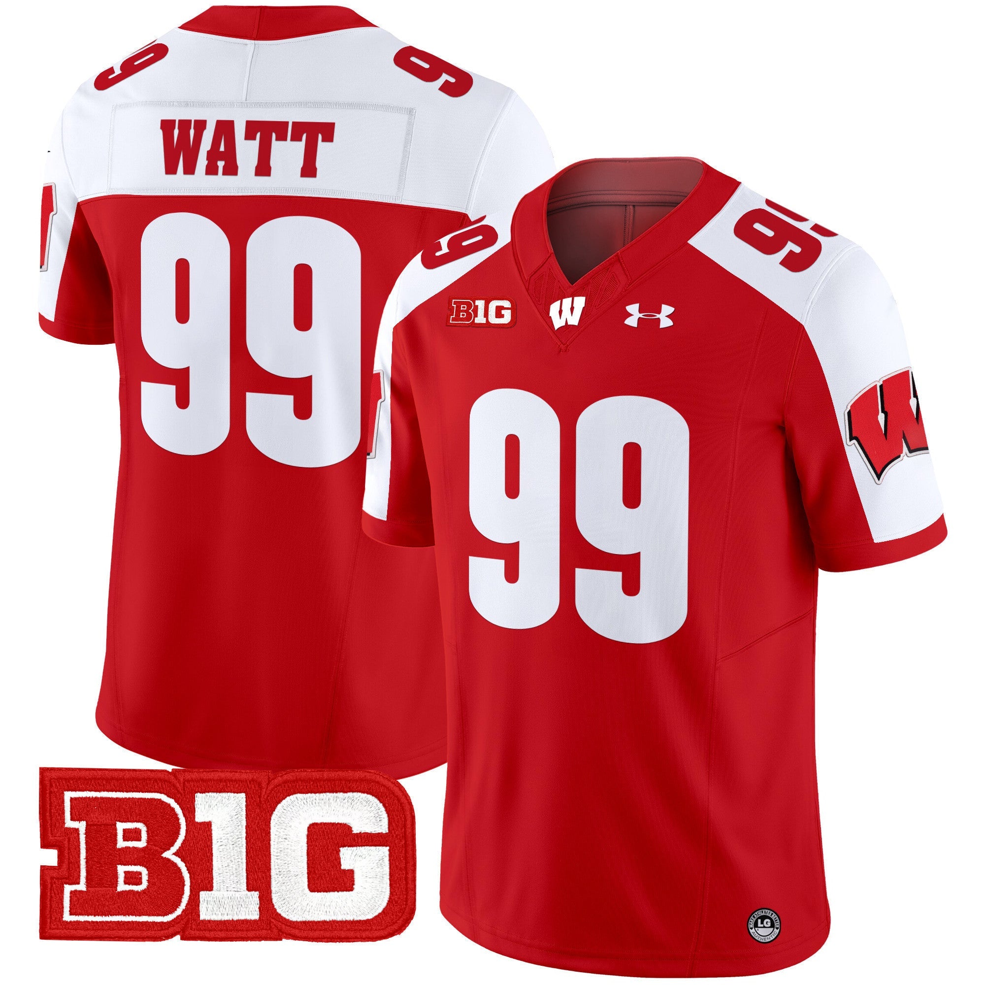 Men's Wisconsin Badgers 2024 Vapor Limited Jersey - All Stitched