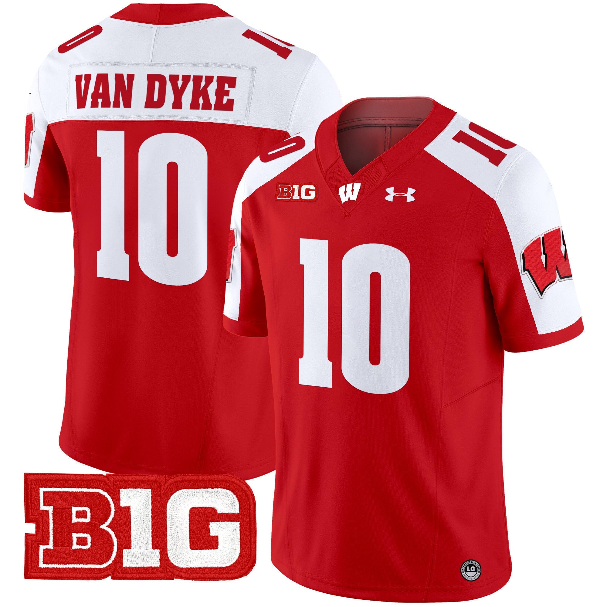 Men's Wisconsin Badgers 2024 Vapor Limited Jersey - All Stitched