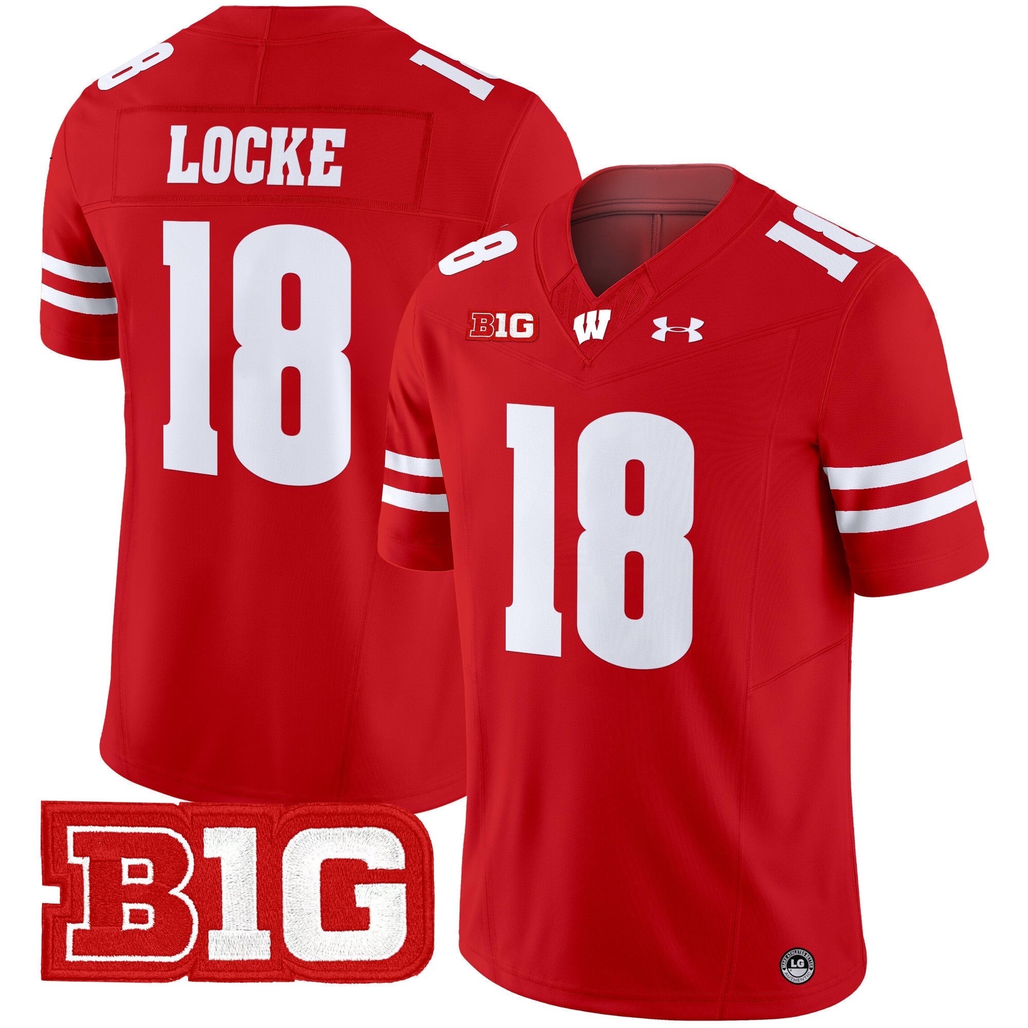 Men's Wisconsin Badgers 2024 Vapor Limited Jersey - All Stitched