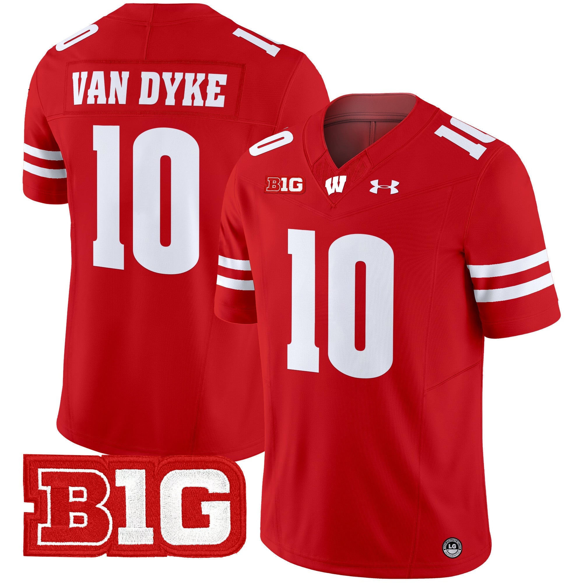 Men's Wisconsin Badgers 2024 Vapor Limited Jersey - All Stitched