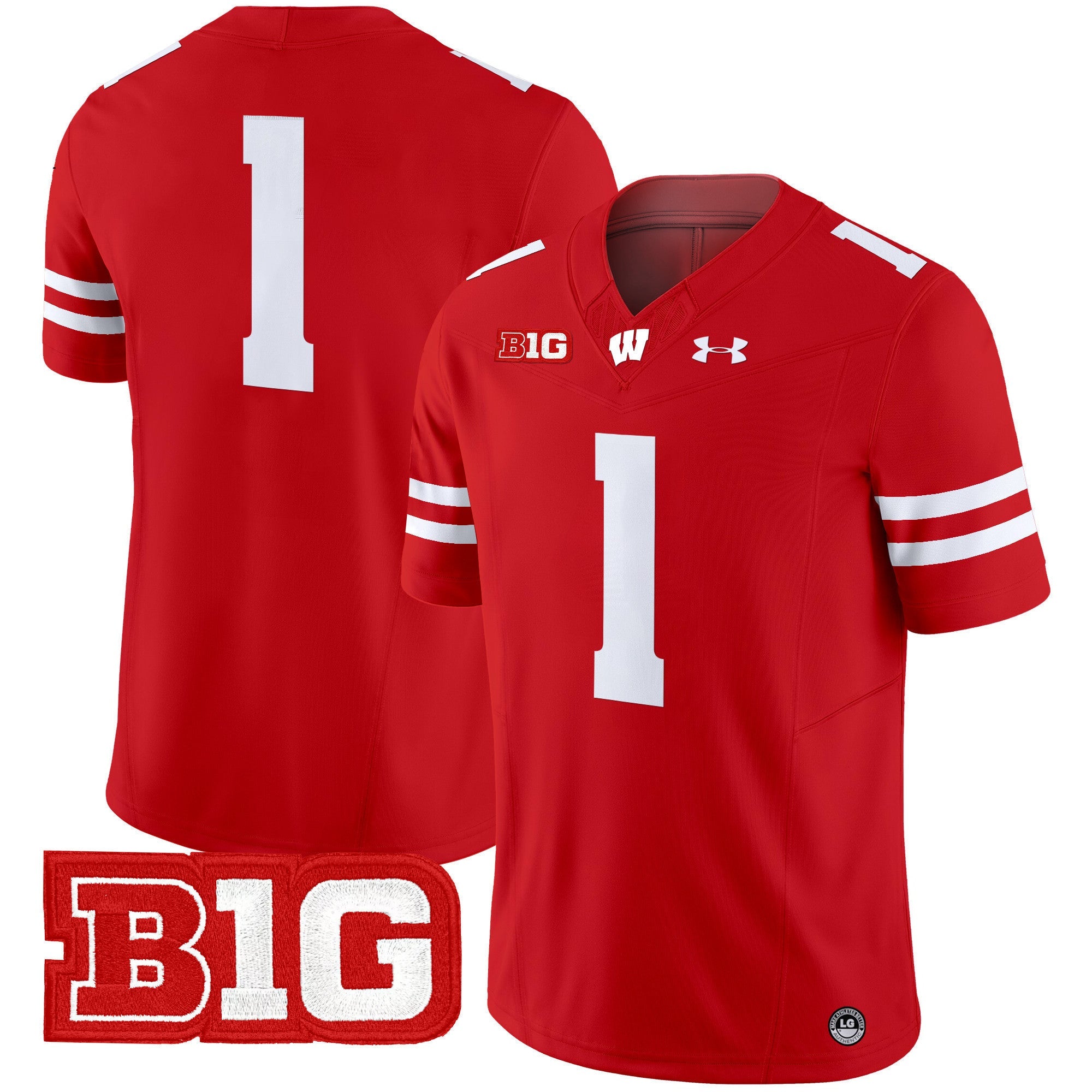 Men's Wisconsin Badgers 2024 Vapor Limited Jersey - All Stitched