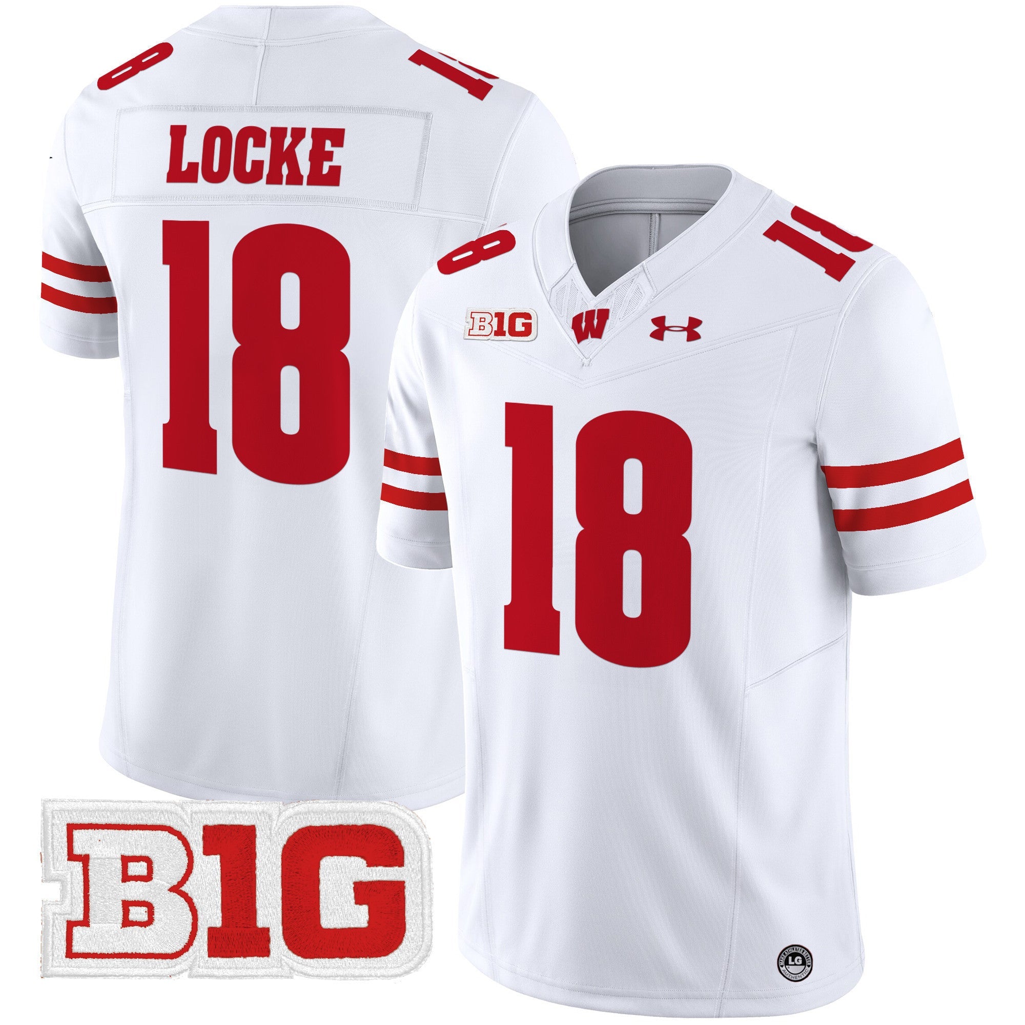 Men's Wisconsin Badgers 2024 Vapor Limited Jersey - All Stitched
