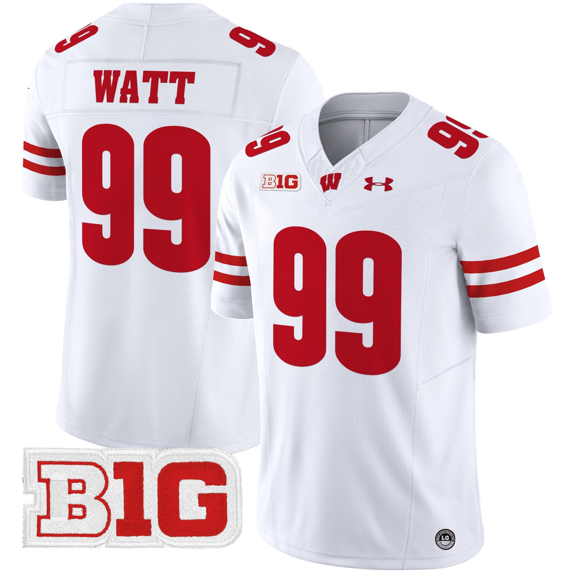 Men's Wisconsin Badgers 2024 Vapor Limited Jersey - All Stitched