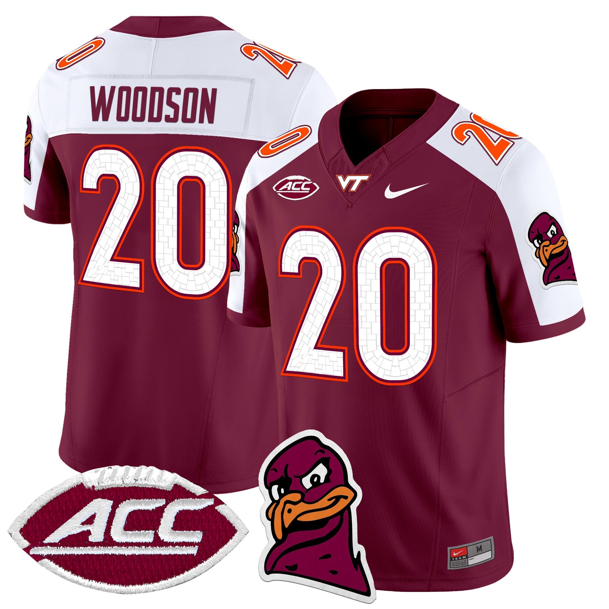 Men's Virginia Tech Hokies 2024 Vapor Limited Jersey - All Stitched