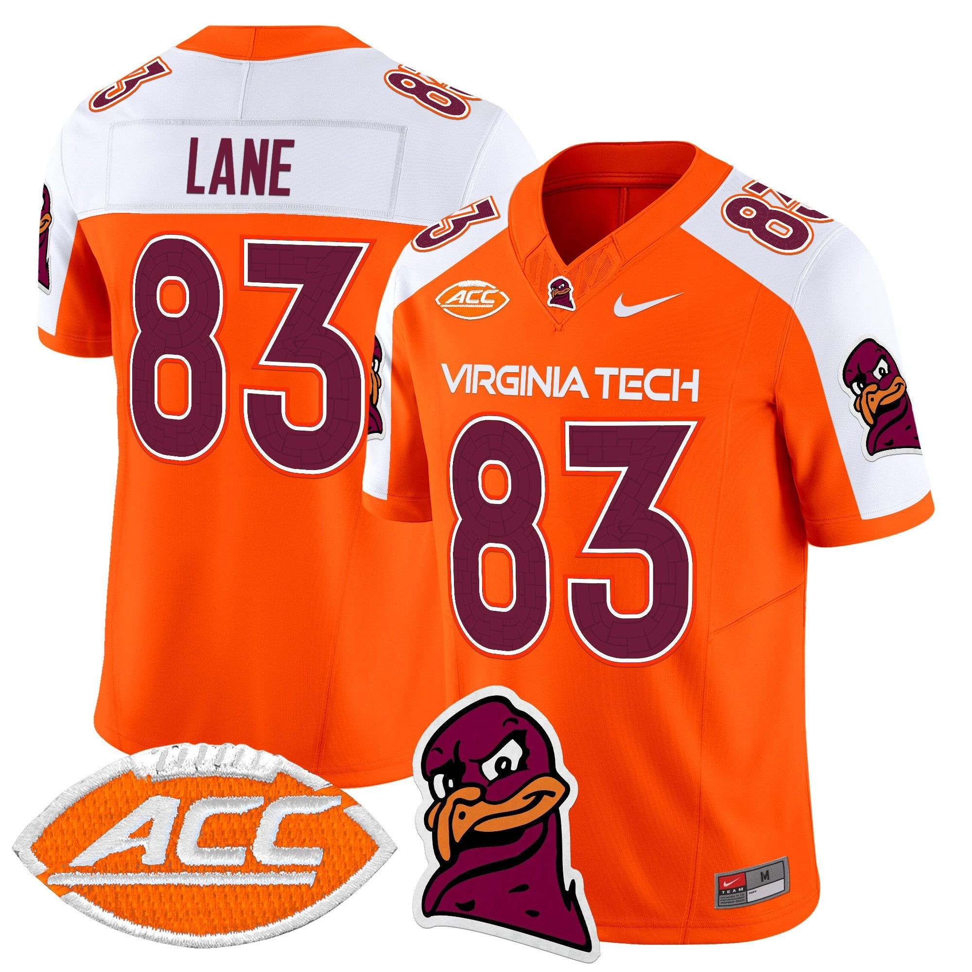 Men's Virginia Tech Hokies 2024 Vapor Limited Jersey - All Stitched