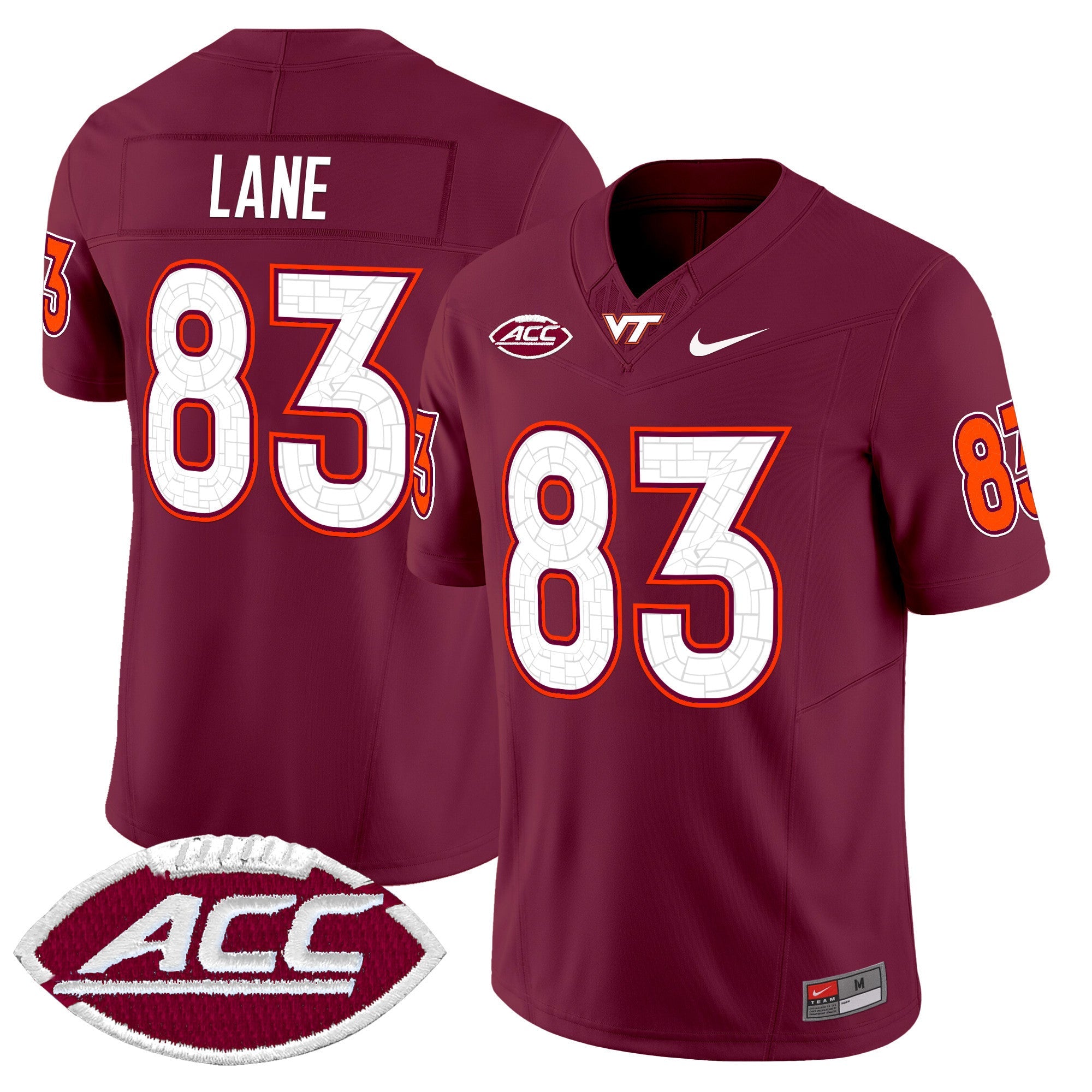 Men's Virginia Tech Hokies 2024 Vapor Limited Jersey - All Stitched
