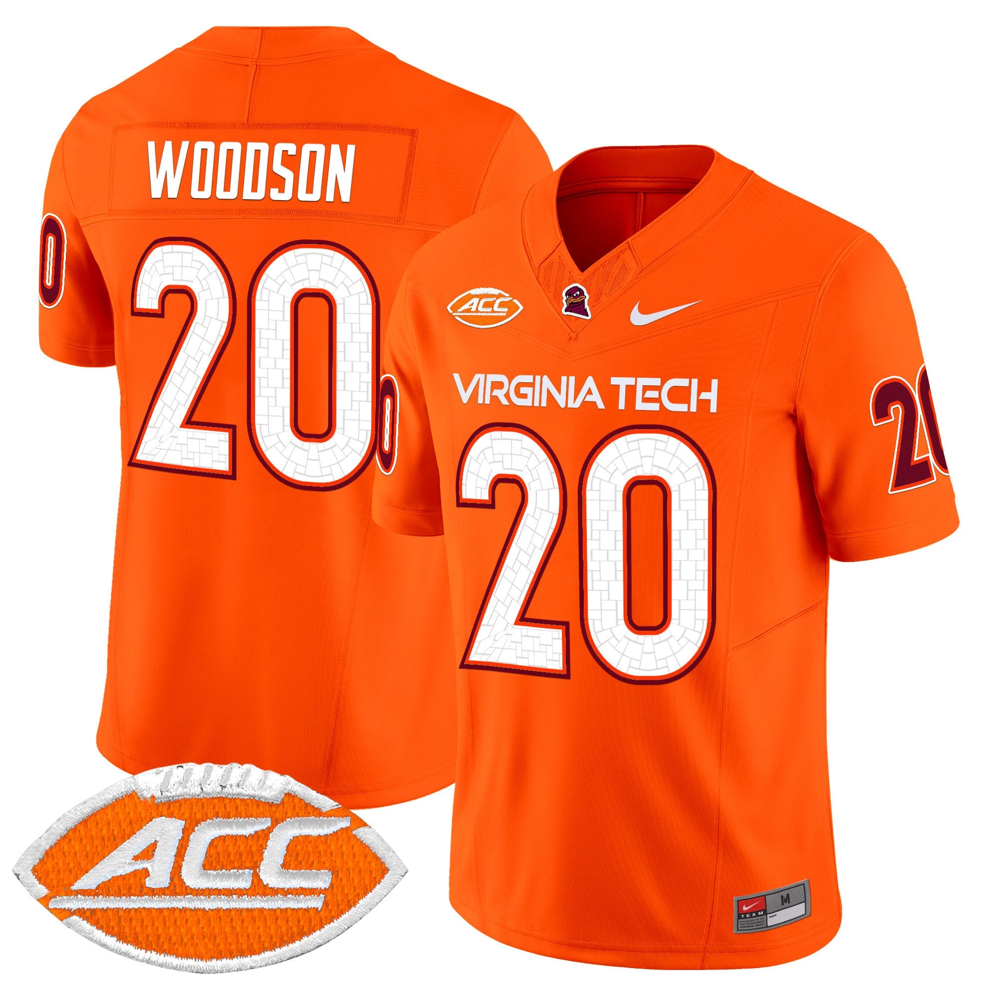 Men's Virginia Tech Hokies 2024 Vapor Limited Jersey - All Stitched