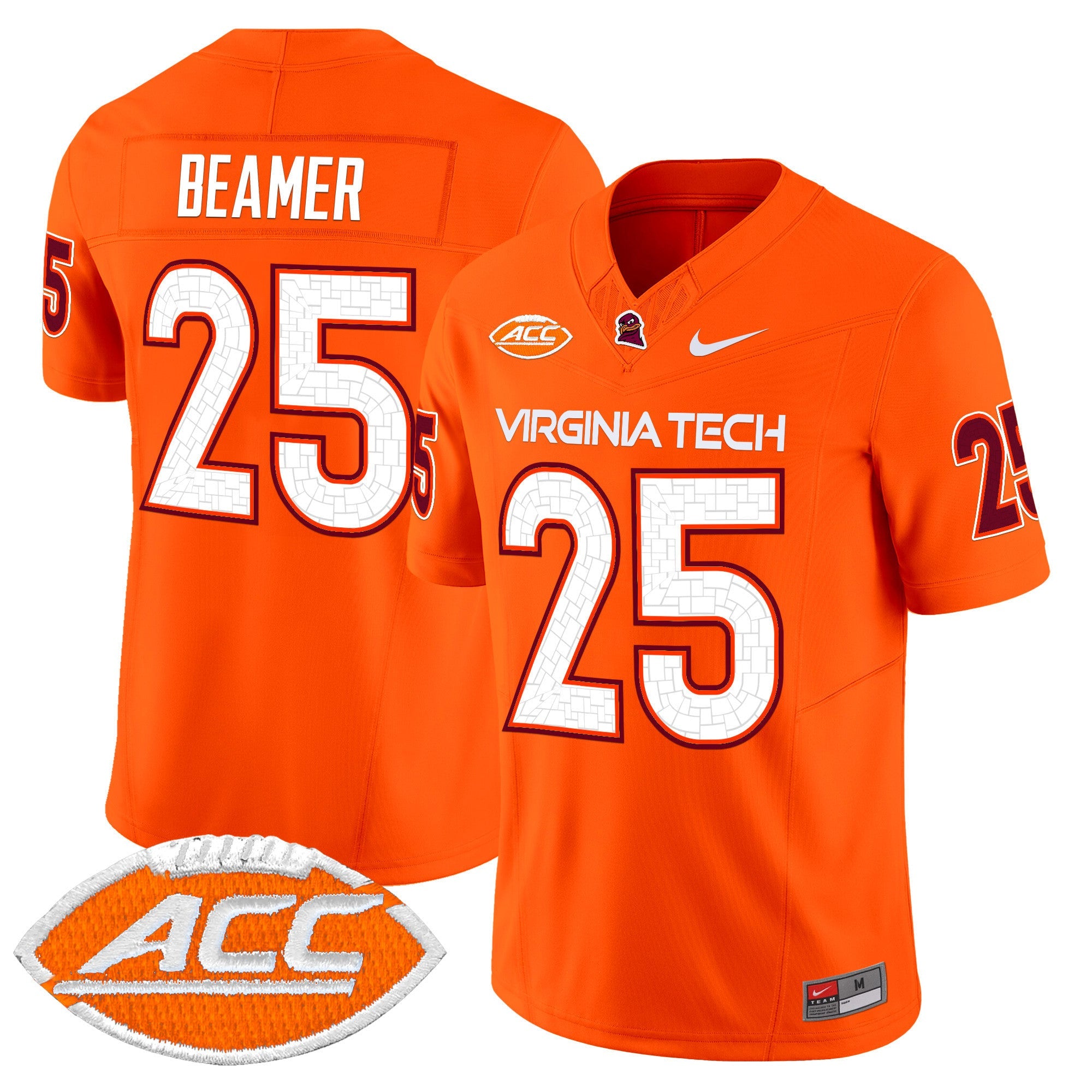 Men's Virginia Tech Hokies 2024 Vapor Limited Jersey - All Stitched