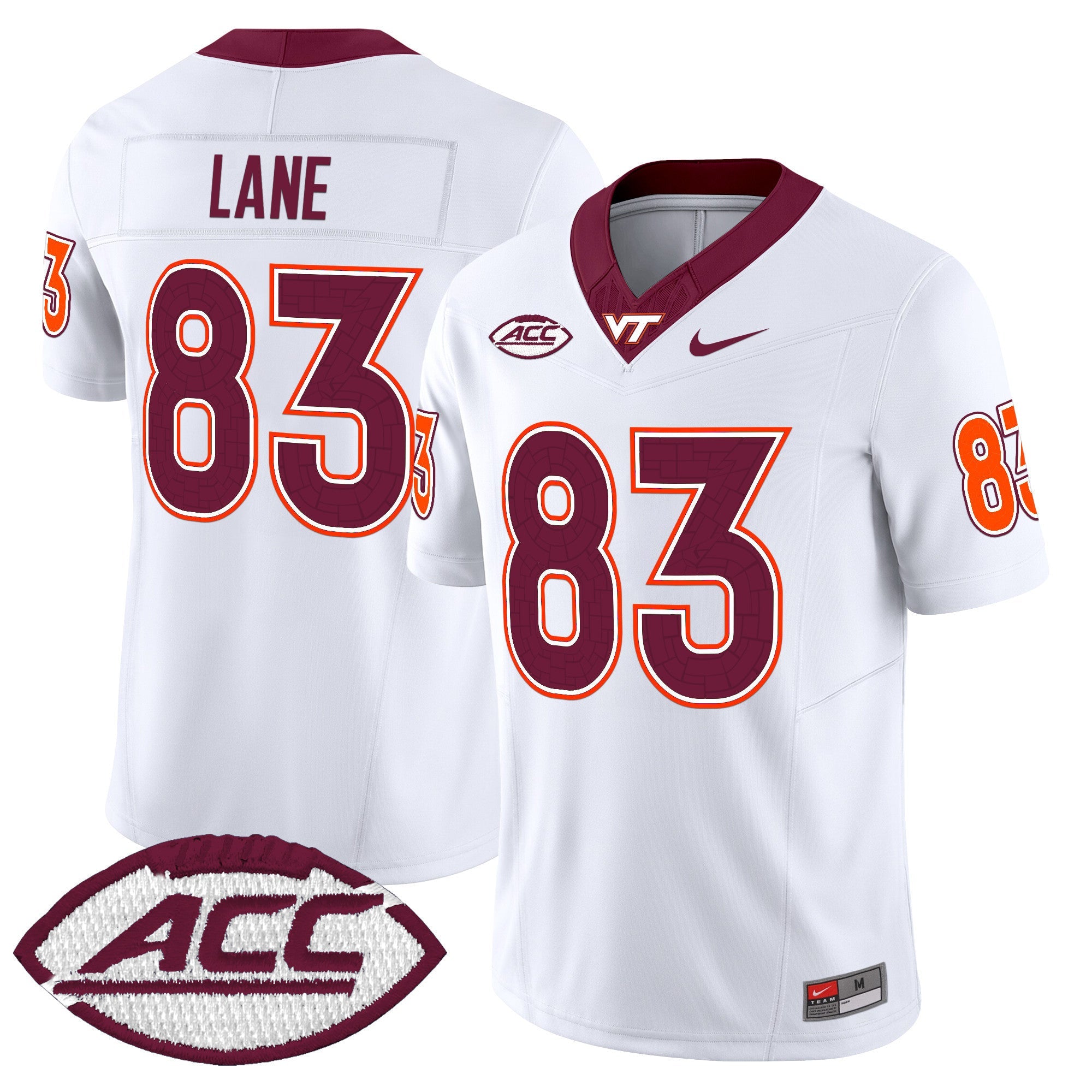 Men's Virginia Tech Hokies 2024 Vapor Limited Jersey - All Stitched