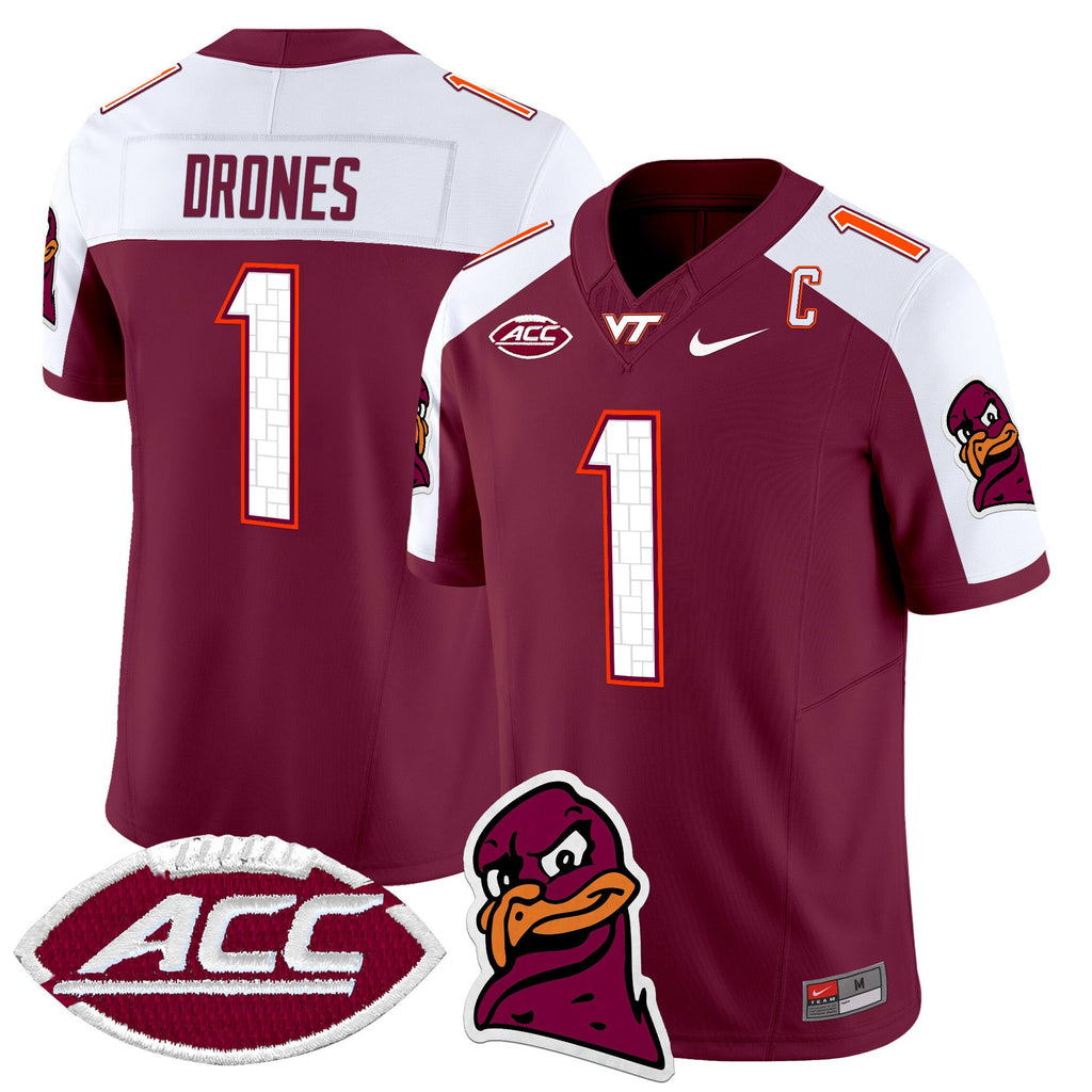 Men's Virginia Tech Hokies 2024 Vapor Limited Jersey - All Stitched
