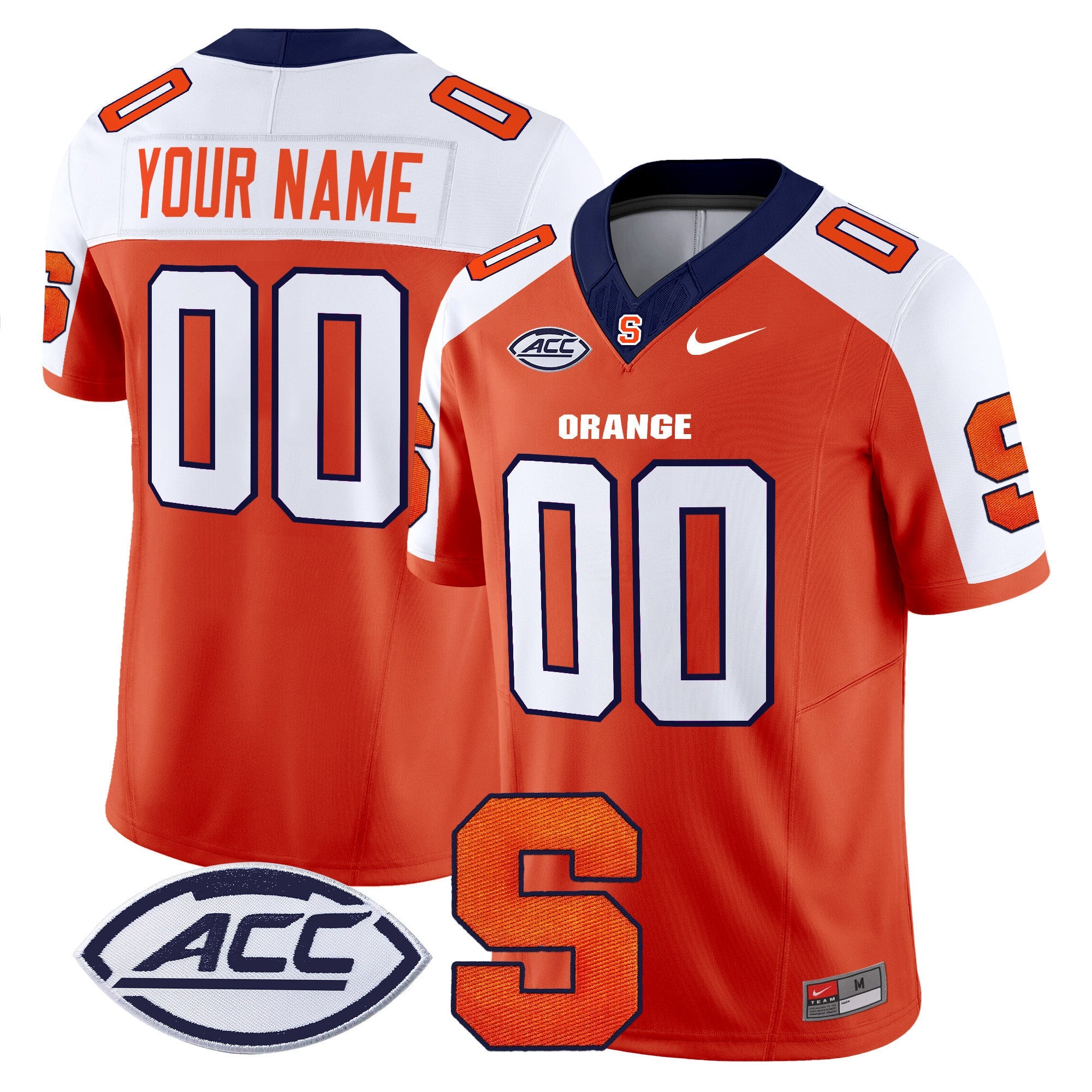 Syracuse Orange 2024 Vapor Limited Custom Jersey - All stitched