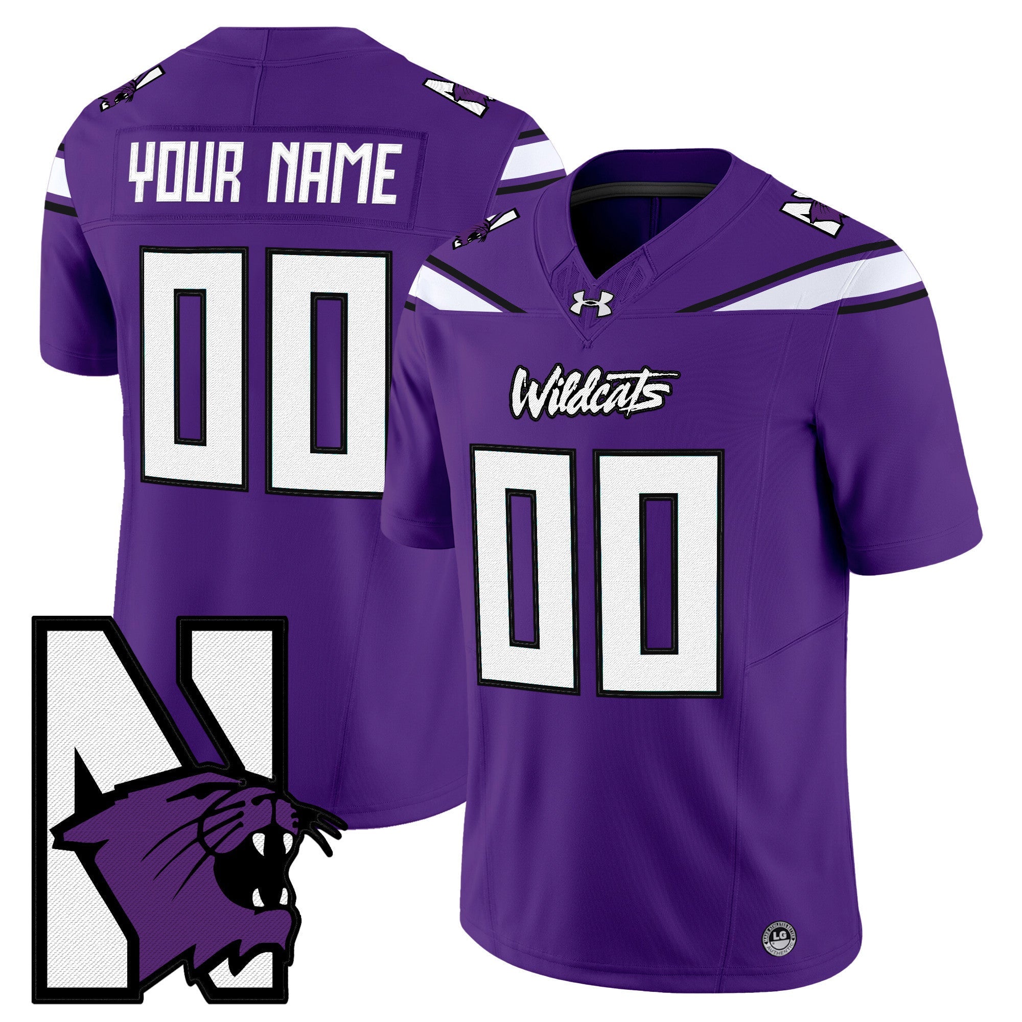 Northwestern Wildcats Honoring ’95 Vapor Limited Custom Jersey - All Stitched
