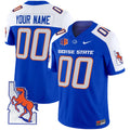 Boise State Broncos 2024 Map Patch Vapor Limited Custom Jersey - All Stitched