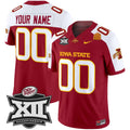 Iowa State 2024 Big 12 Championship Patch Vapor Limited Custom Jersey - All Stitched