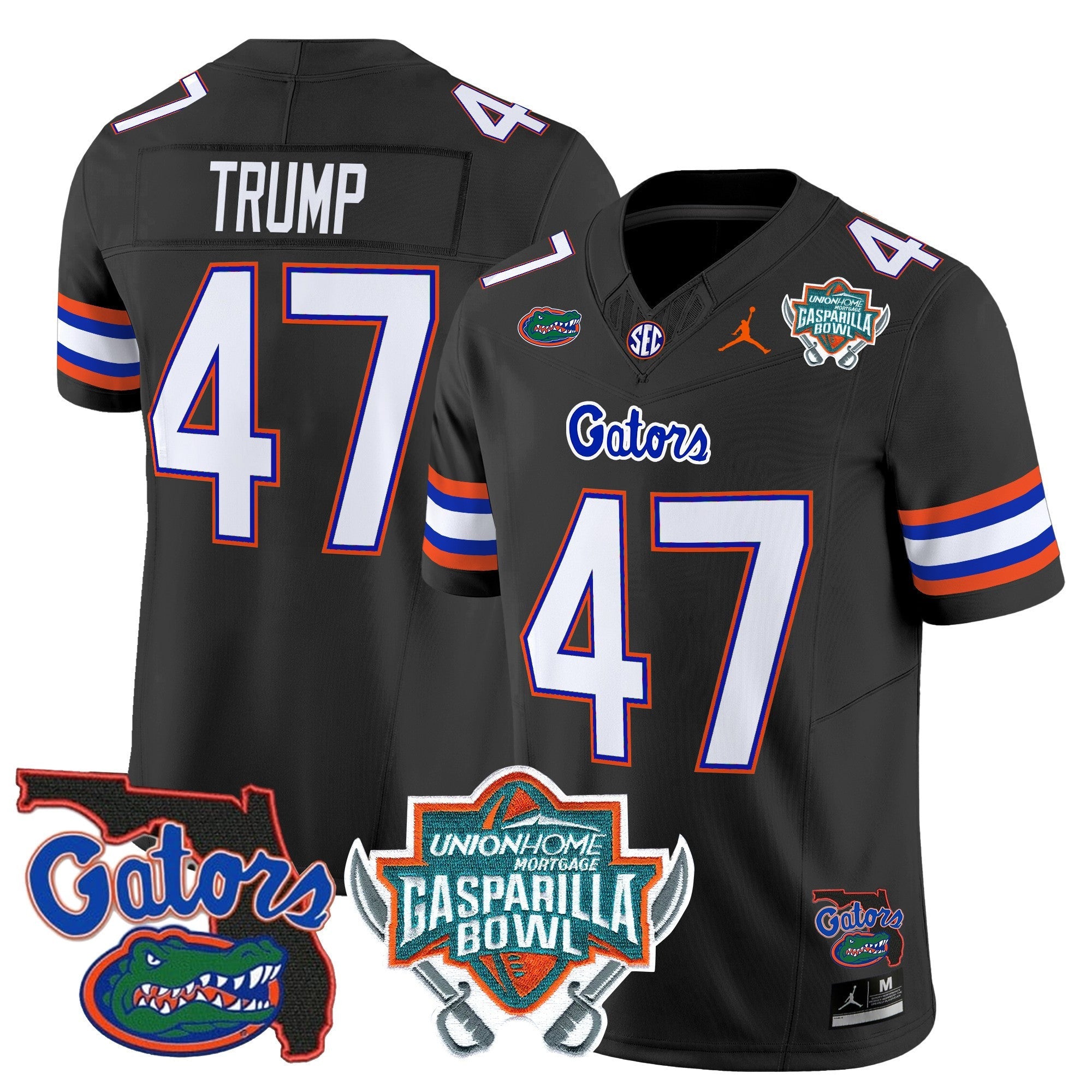 Men's Florida Gators 2025 Gasparilla Bowl Patch Vapor Limited Jersey - All Stitched
