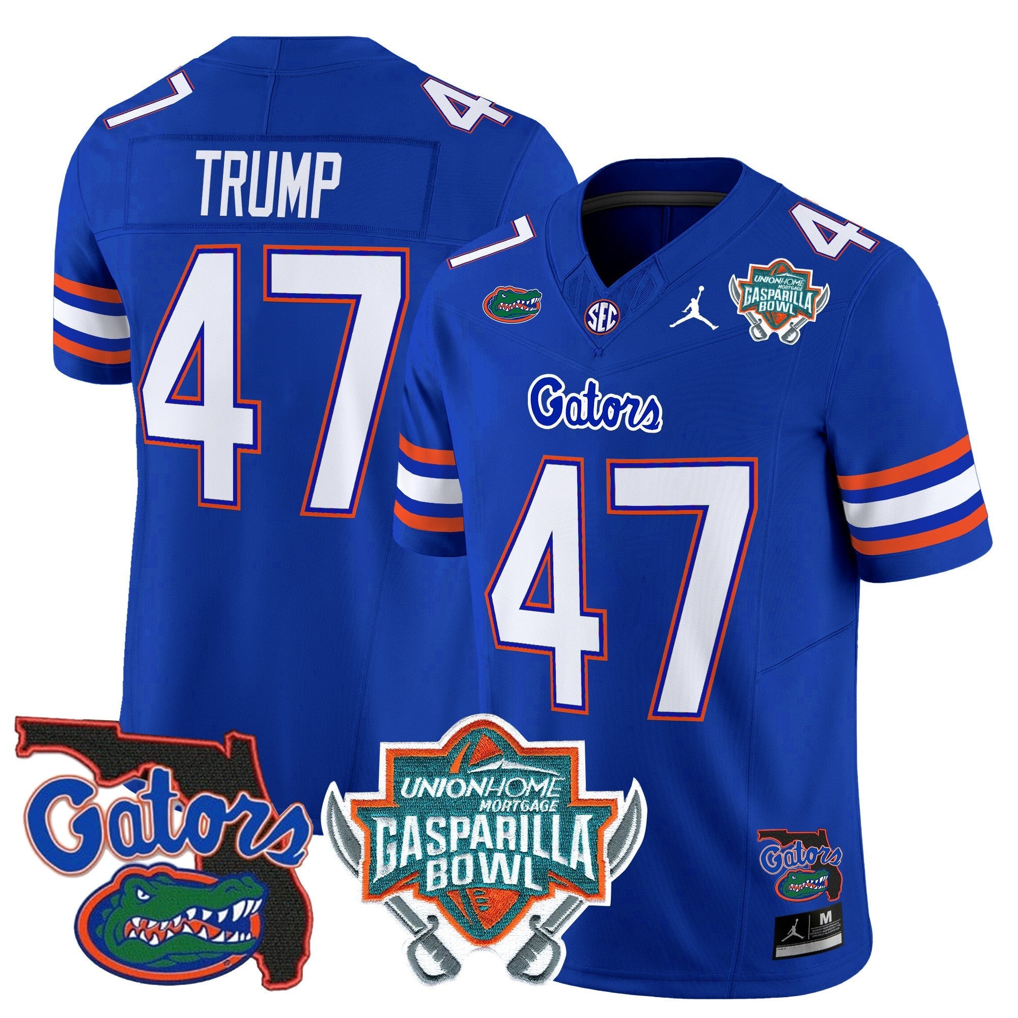 Men's Florida Gators 2025 Gasparilla Bowl Patch Vapor Limited Jersey - All Stitched