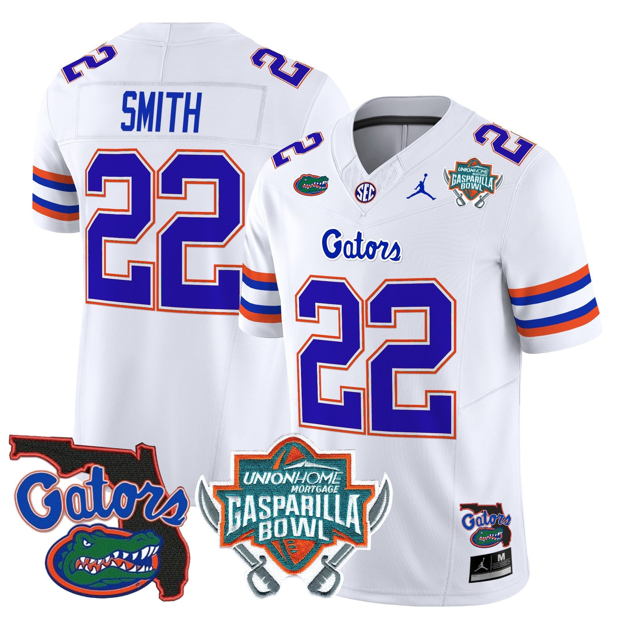 Men's Florida Gators 2025 Gasparilla Bowl Patch Vapor Limited Jersey - All Stitched